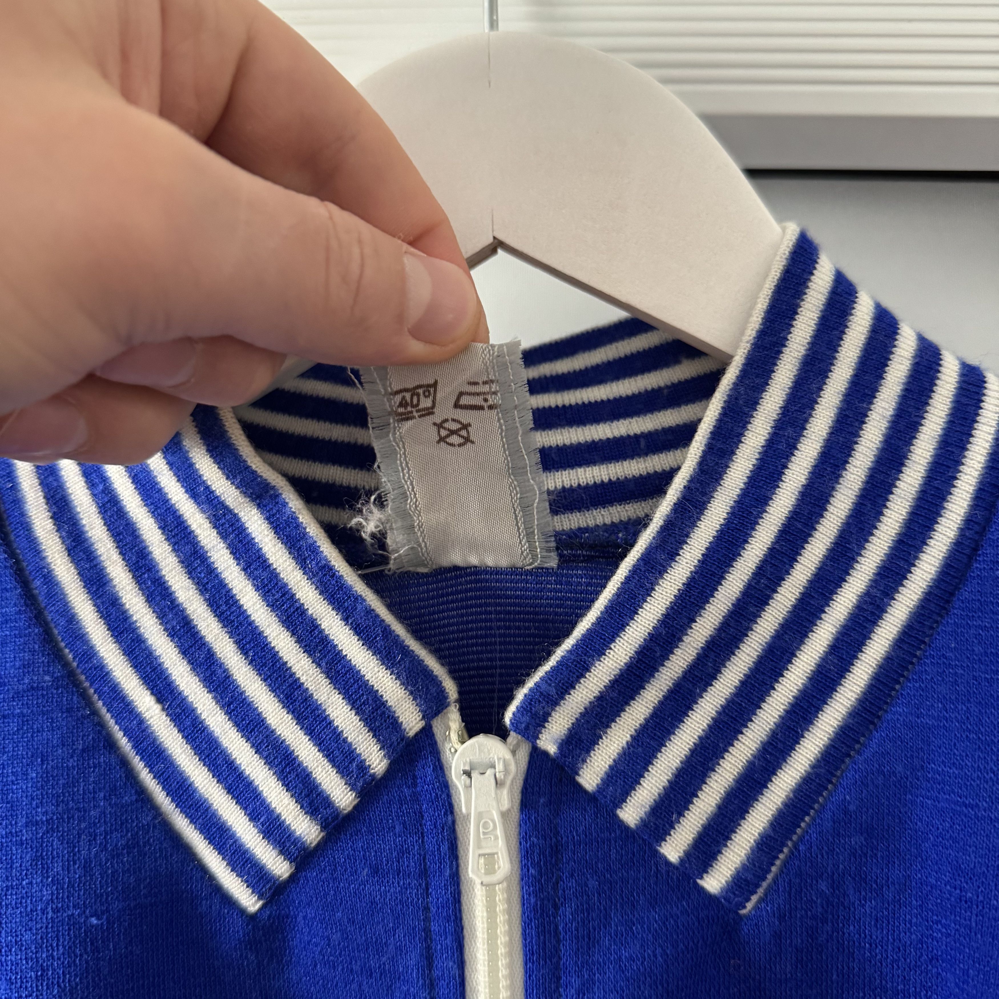 Champion Vintage Men's Champion Blue Striped Zip Jacket Rarefind Size US M / EU 48-50 / 2 - 9 Thumbnail