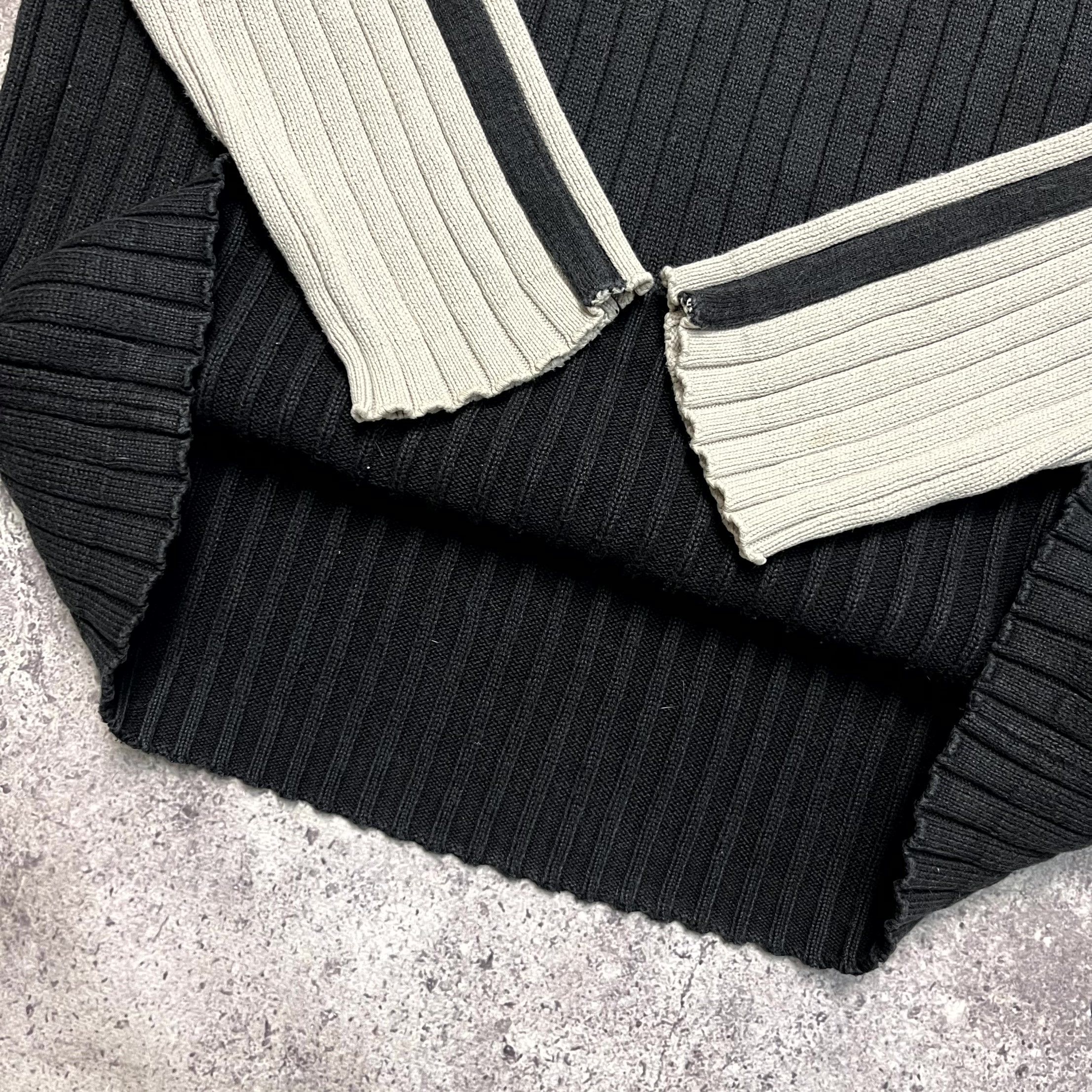 Chevignon Vintage Chevignon Black 1/3 Cotton Pullover Sweater Size L Size US L / EU 52-54 / 3 - 7 Thumbnail