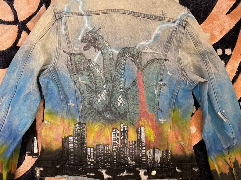 Amiri Amiri classic extinct Guidola three-headed dragon jacket-25 Size US M / EU 48-50 / 2 - 4 Thumbnail