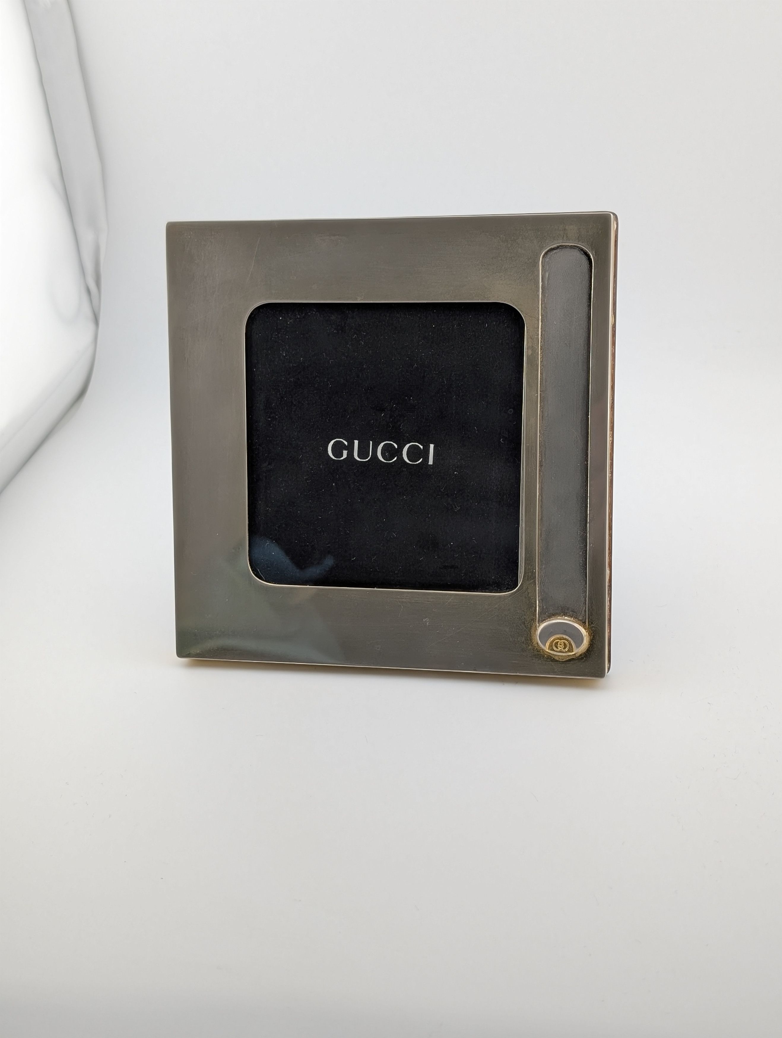 Gucci RARE Gucci Vintage Frame Silver Plate Signed Italy 70s Size ONE SIZE - 4 Thumbnail