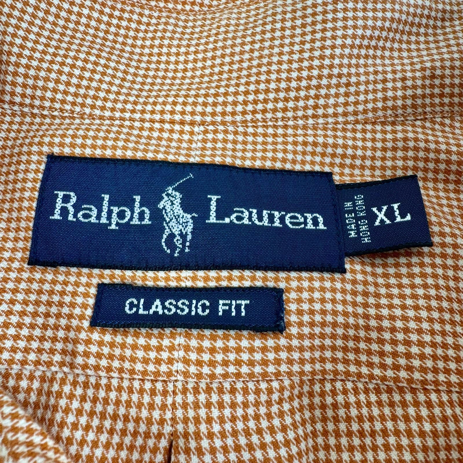 Polo Ralph Lauren Ralph Lauren Men’s Orange Long Sleeve Button Up Shirt XL Size US XL / EU 56 / 4 - 3 Thumbnail