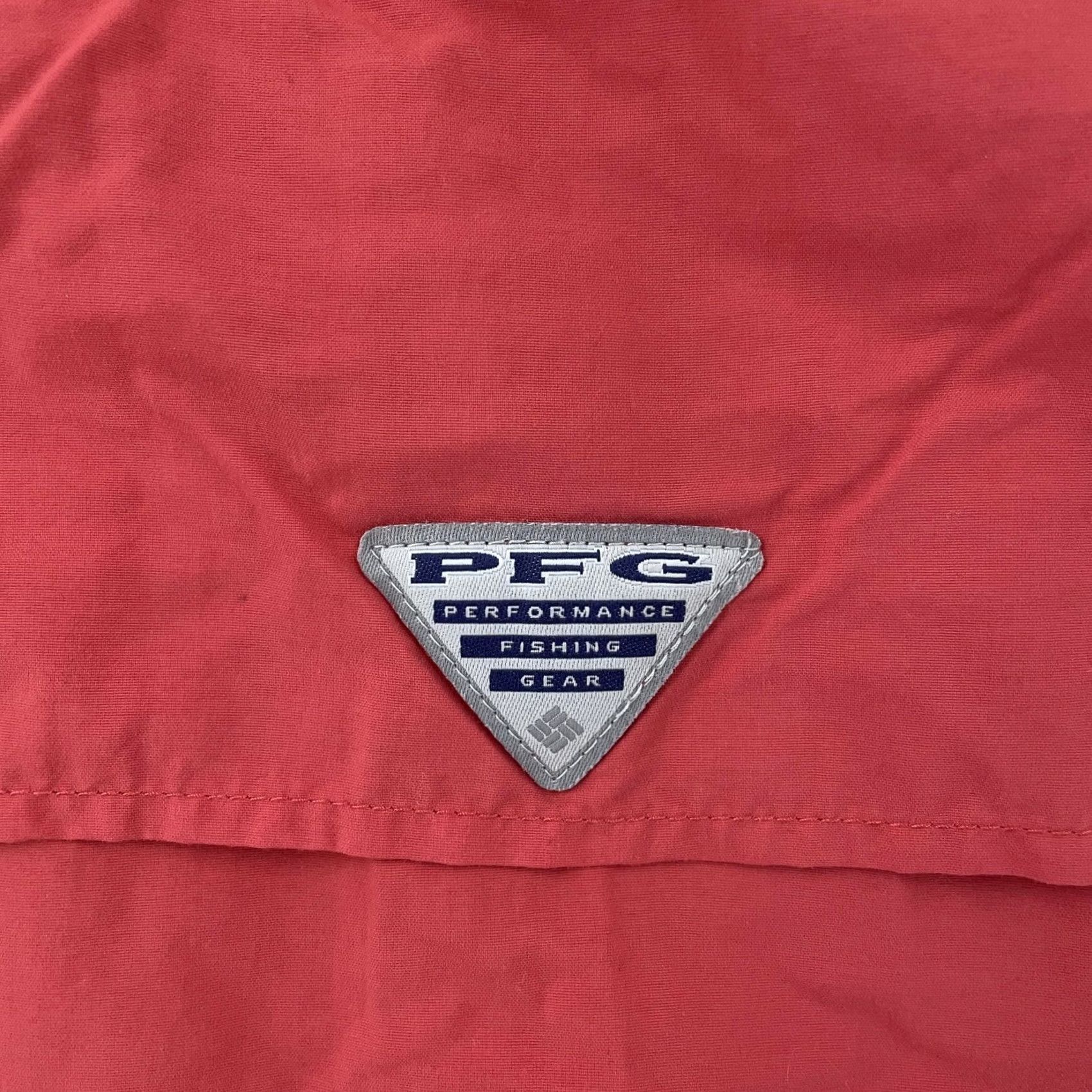 Vintage Columbia PFG Bahama II Fishing Shirt Mens Large Red Long Sleeve Button Down Size US L / EU 52-54 / 3 - 4 Thumbnail