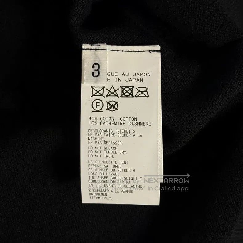 Yohji Yamamoto Yohji Yamamoto 24ss Signature Embroidered Cashmere Long Sl Size US L / EU 52-54 / 3 - 8 Thumbnail
