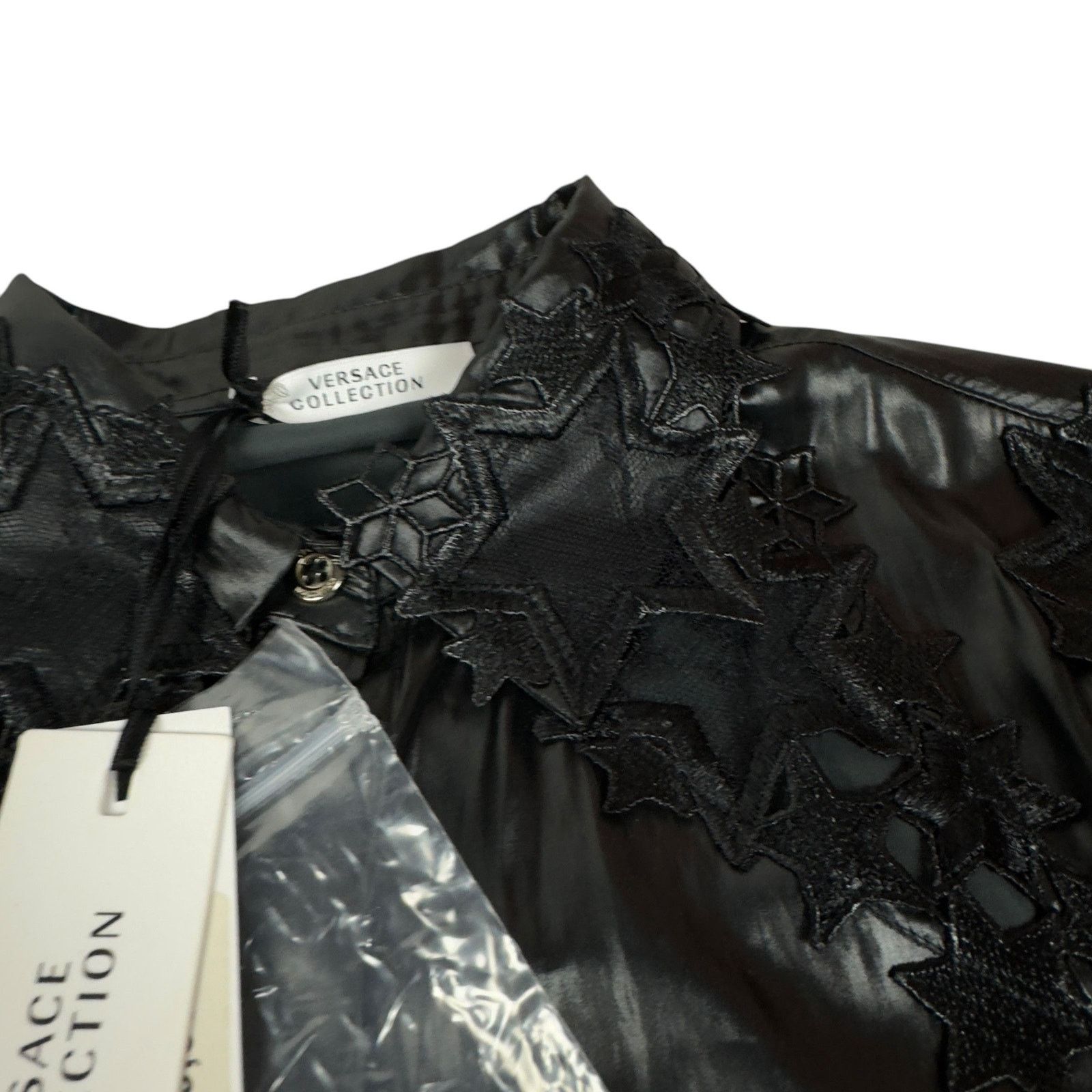 Versace Versace Black Stars Shirt 40 Size S / US 4 / IT 40 - 6 Thumbnail