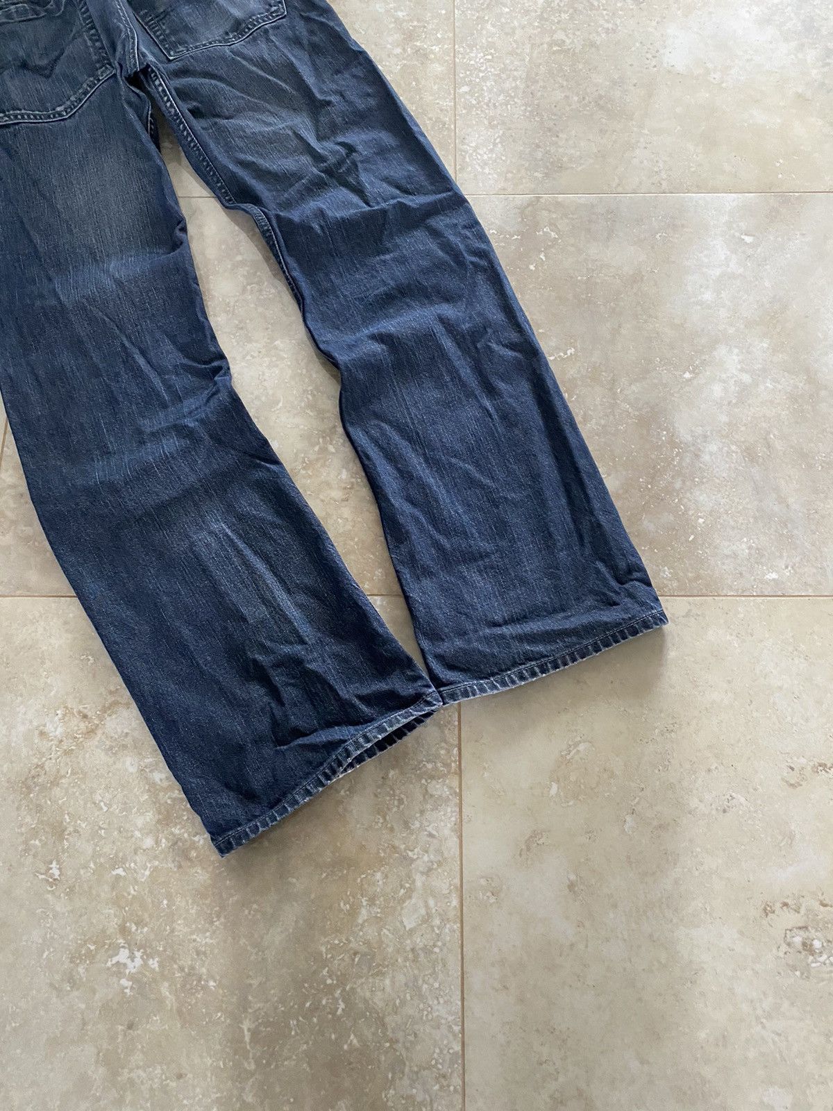 Diesel Diesel Faded Blue Jeans Straight Leg Vintage Denim Y2K Mini Size US 34 / EU 50 - 4 Thumbnail