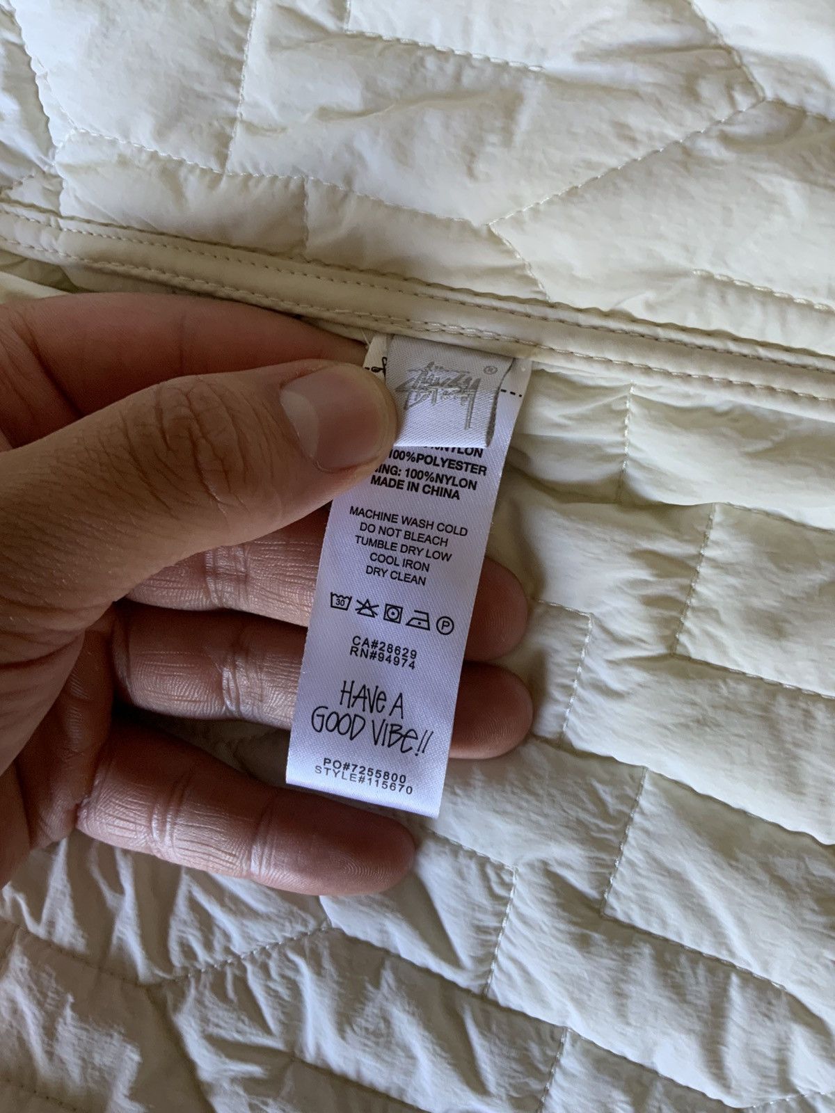 Stussy stussy quilted jacket Size US XL / EU 56 / 4 - 9 Thumbnail