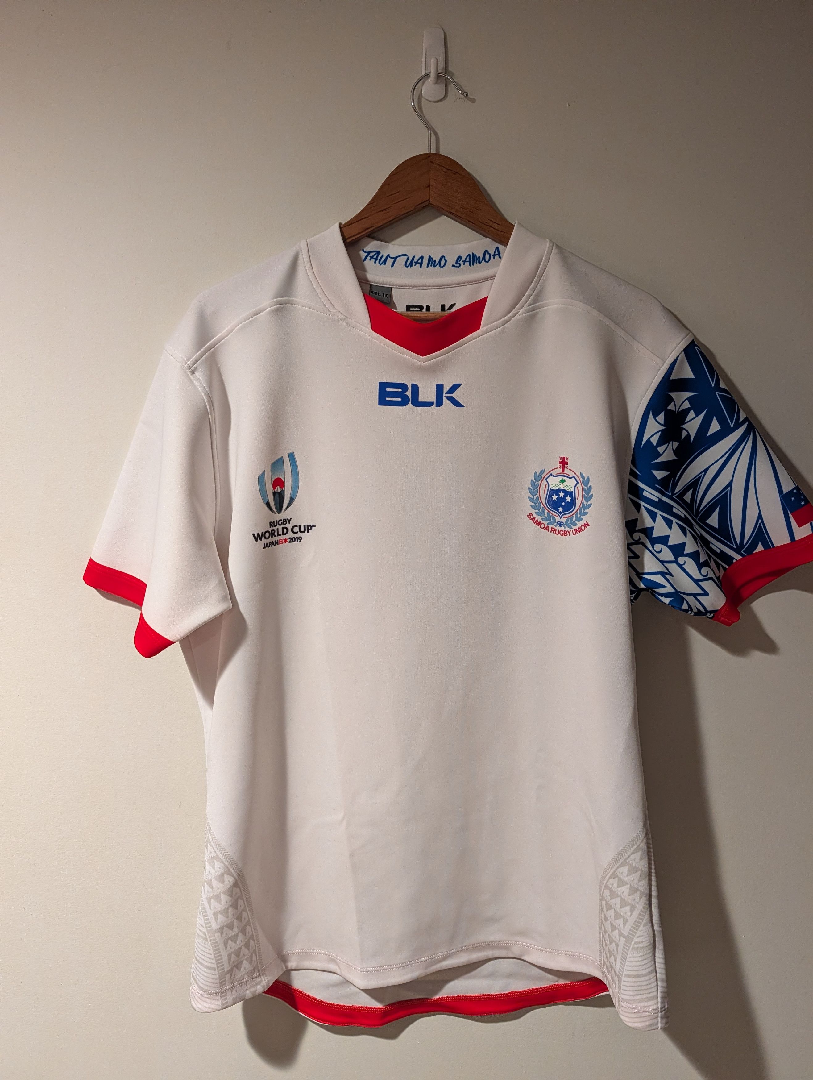Rugby Ralph Lauren Samoa Rugby World Cup 2019 Japan Jersey Tautua Mo Samoa Size US M / EU 48-50 / 2 - 1 Thumbnail