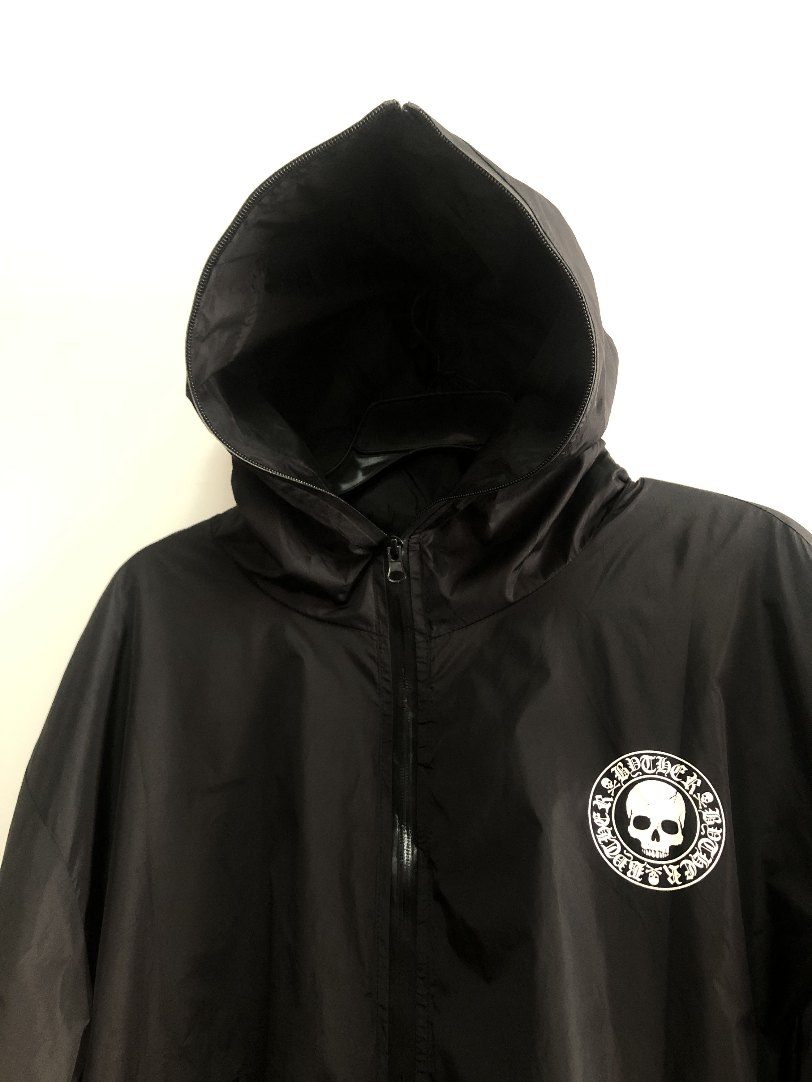 ByTheR BYTHER Skull Logo Printed Mens Jacket Windshield Hoodie Size US L / EU 52-54 / 3 - 16 Thumbnail