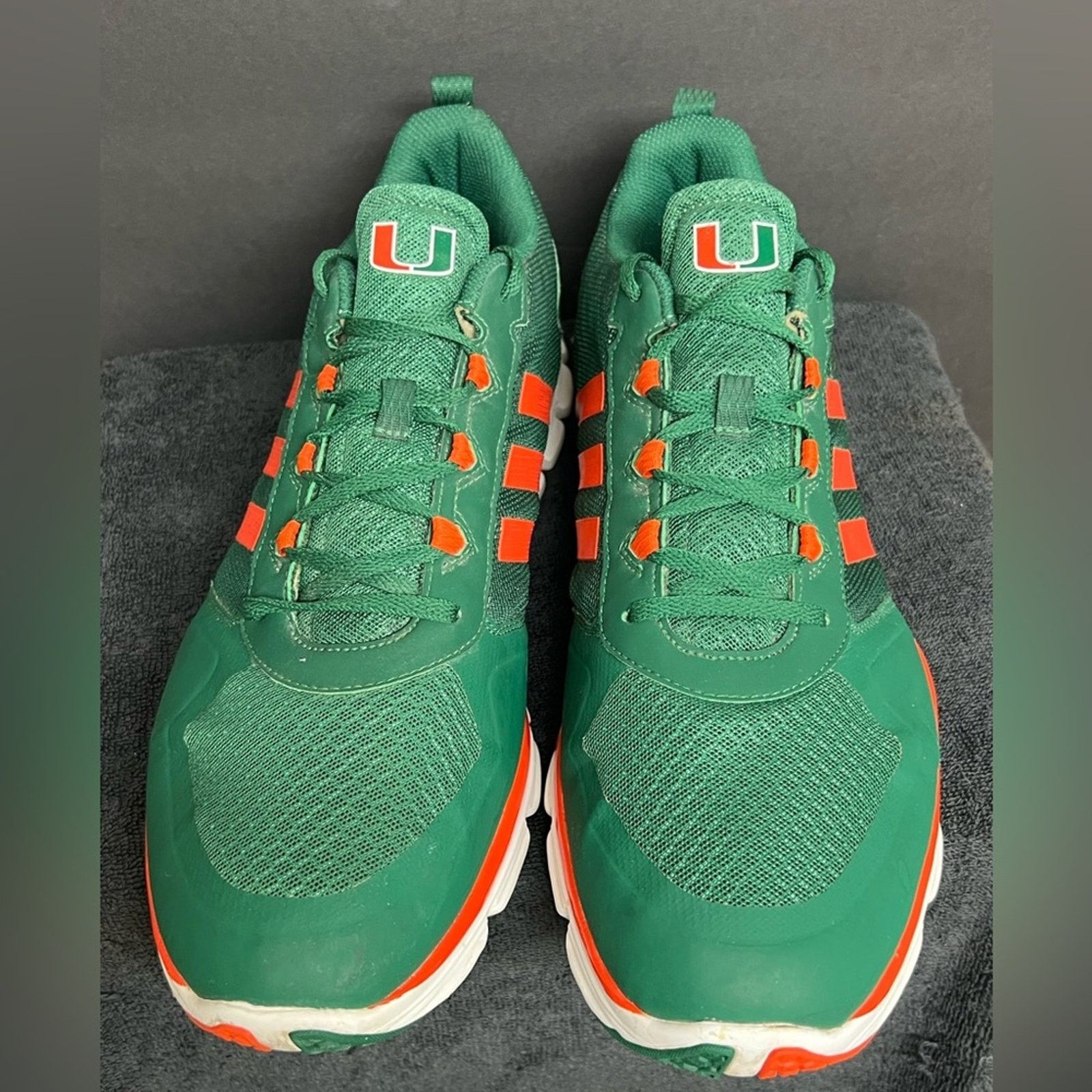 Adidas Adidas Player Issued Miami Hurricanes TEAM EXCLUSIVE 16 RARE Size US 15 / EU 48 - 6 Thumbnail