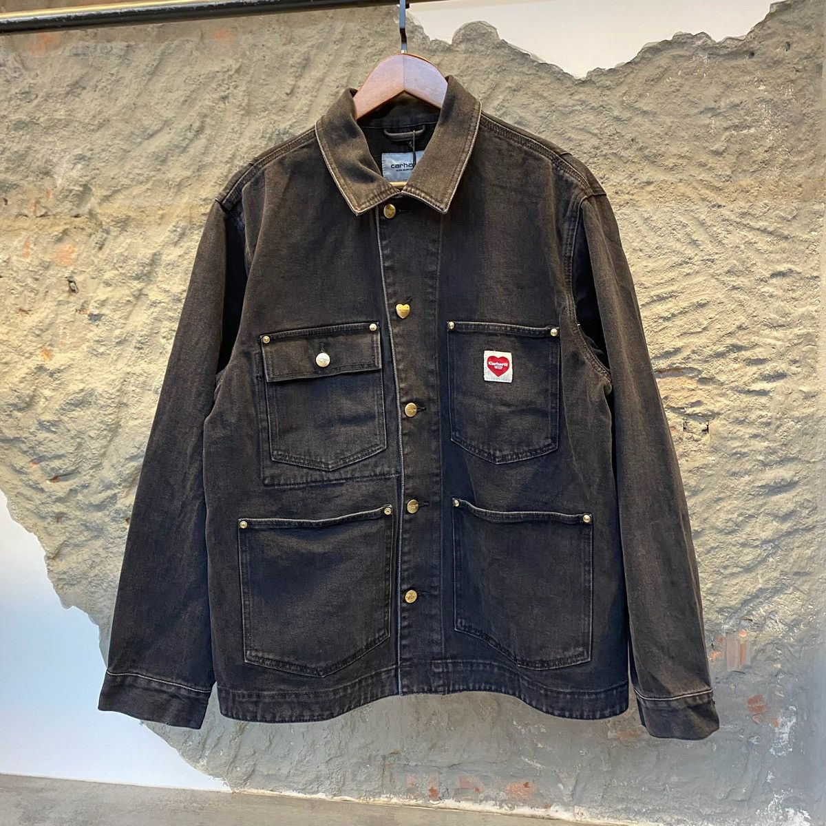 Carhartt Carhartt WIP Nash Jacket – Black Rinsed Size US XL / EU 56 / 4 - 1 Preview