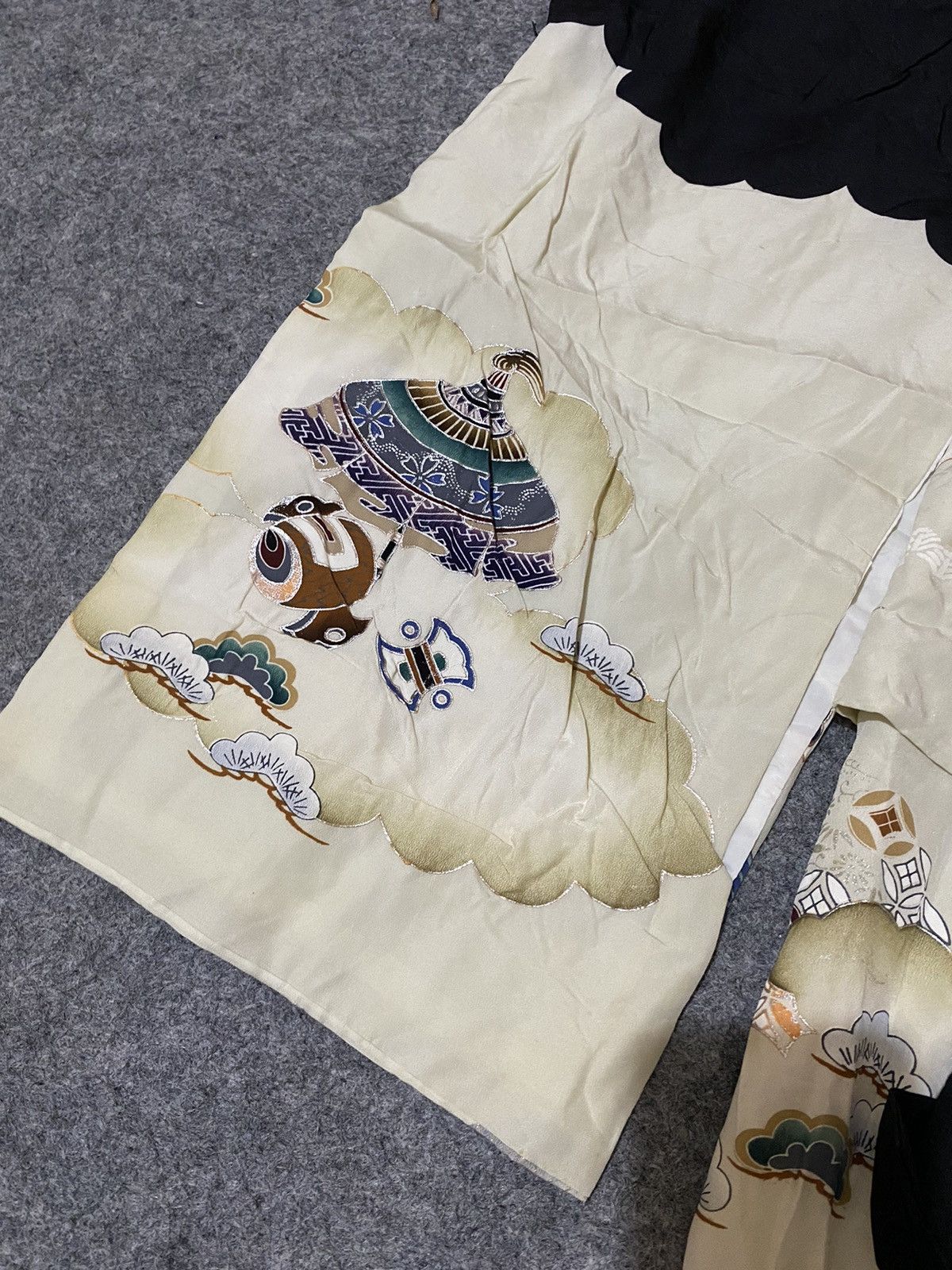 Japanese Brand 60s Vtg Rare Sukajan Kimono Classic Script Size US S / EU 44-46 / 1 - 10 Thumbnail