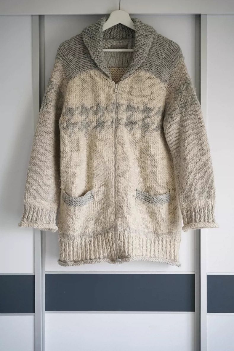 Yohji Yamamoto Yohji Yamamoto Zip Knit Sweater Coat