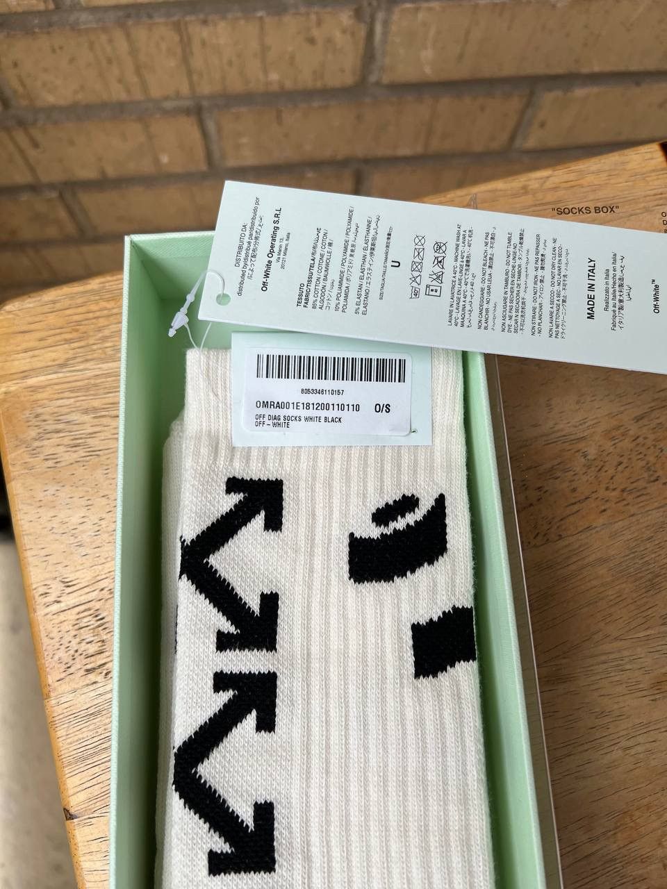Off-White × Virgil Abloh New Off-White Arrows Mid Socks Size ONE SIZE - 4 Thumbnail