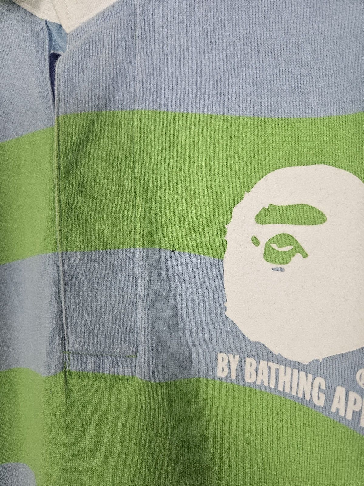 Bape A Bathing Ape BAPE polo rugby stripe Size S / US 4 / IT 40 - 6 Thumbnail