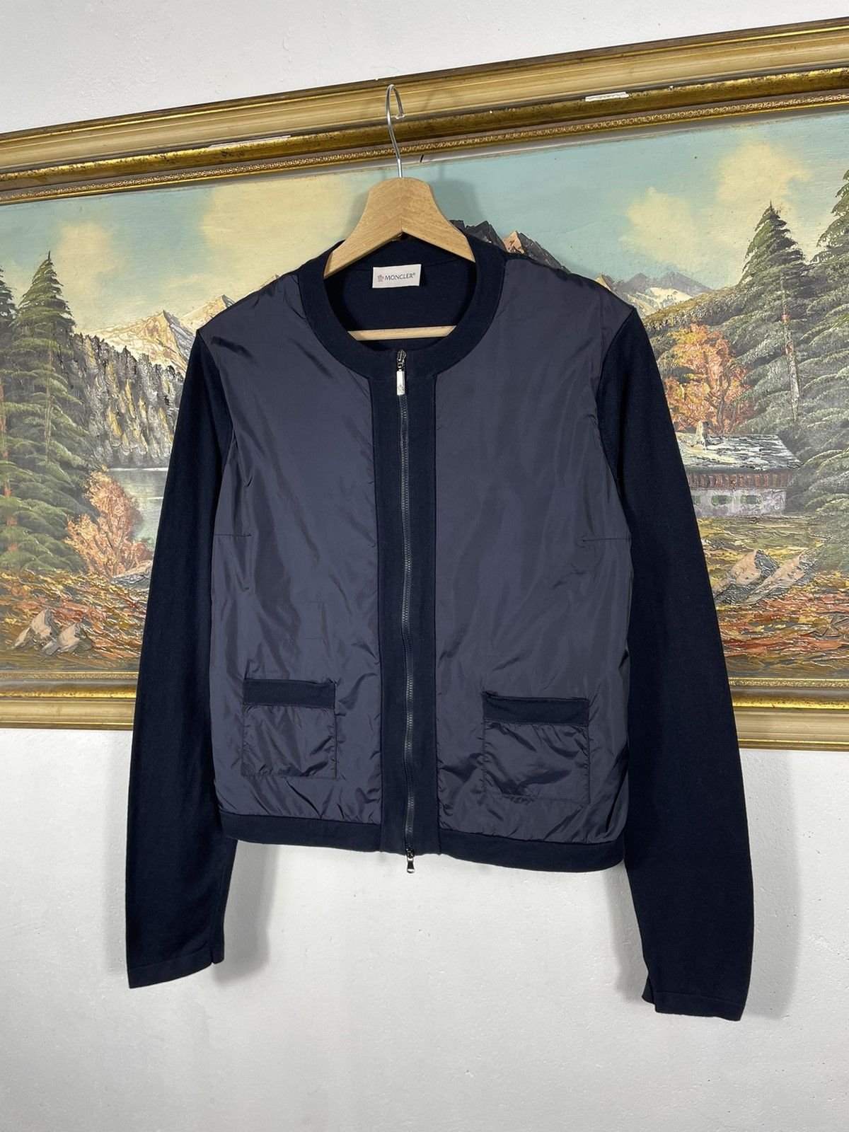 Designer × Moncler Moncler Maglia Tricot Light Insulated Zip Jacket Old Money Size M / US 6-8 / IT 42-44 - 2 Thumbnail