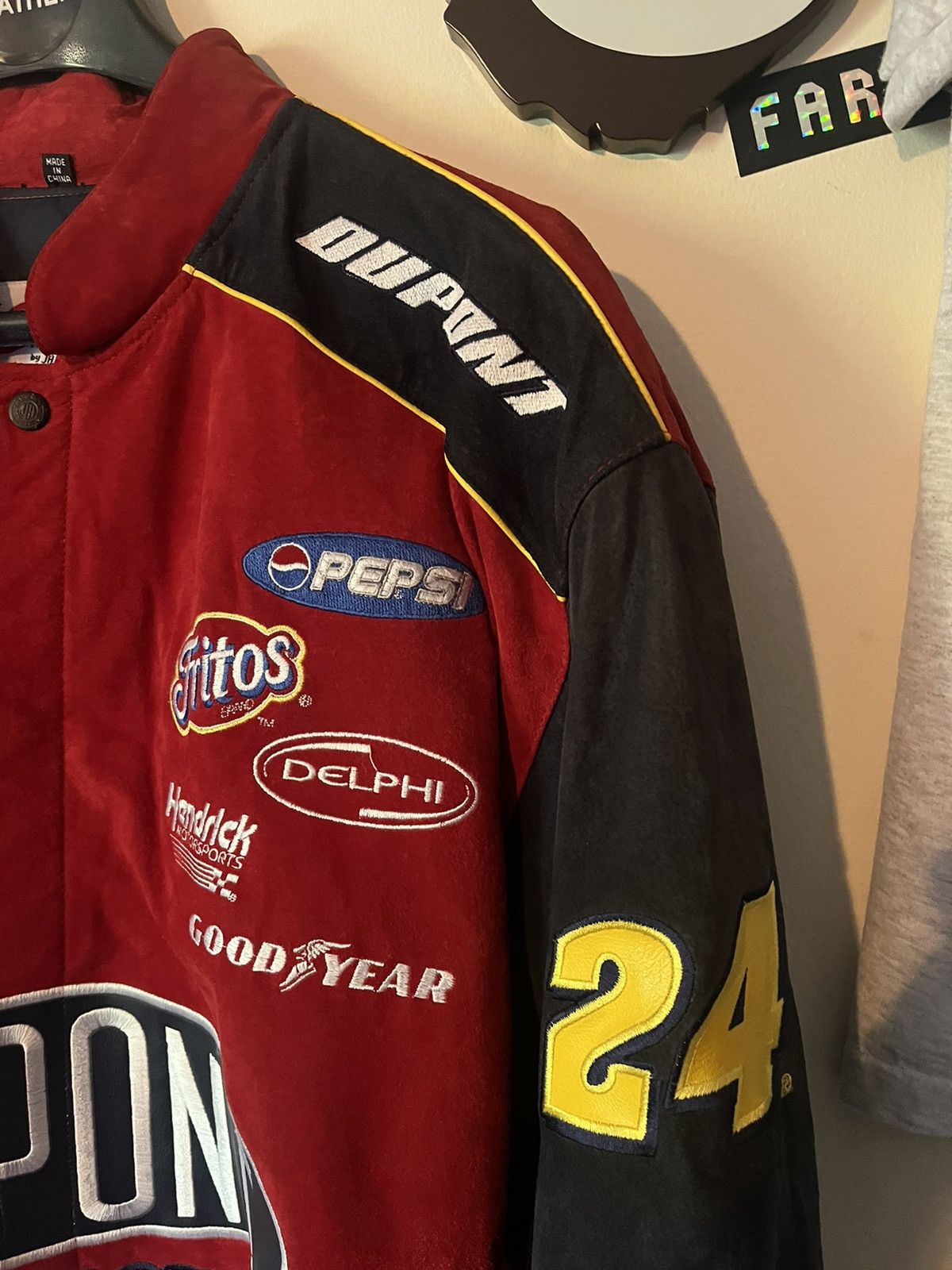 Chase Authentics Vintage chase authentics Jeff Gordon Du Pont Nascar jacket Size US XL / EU 56 / 4 - 4 Thumbnail