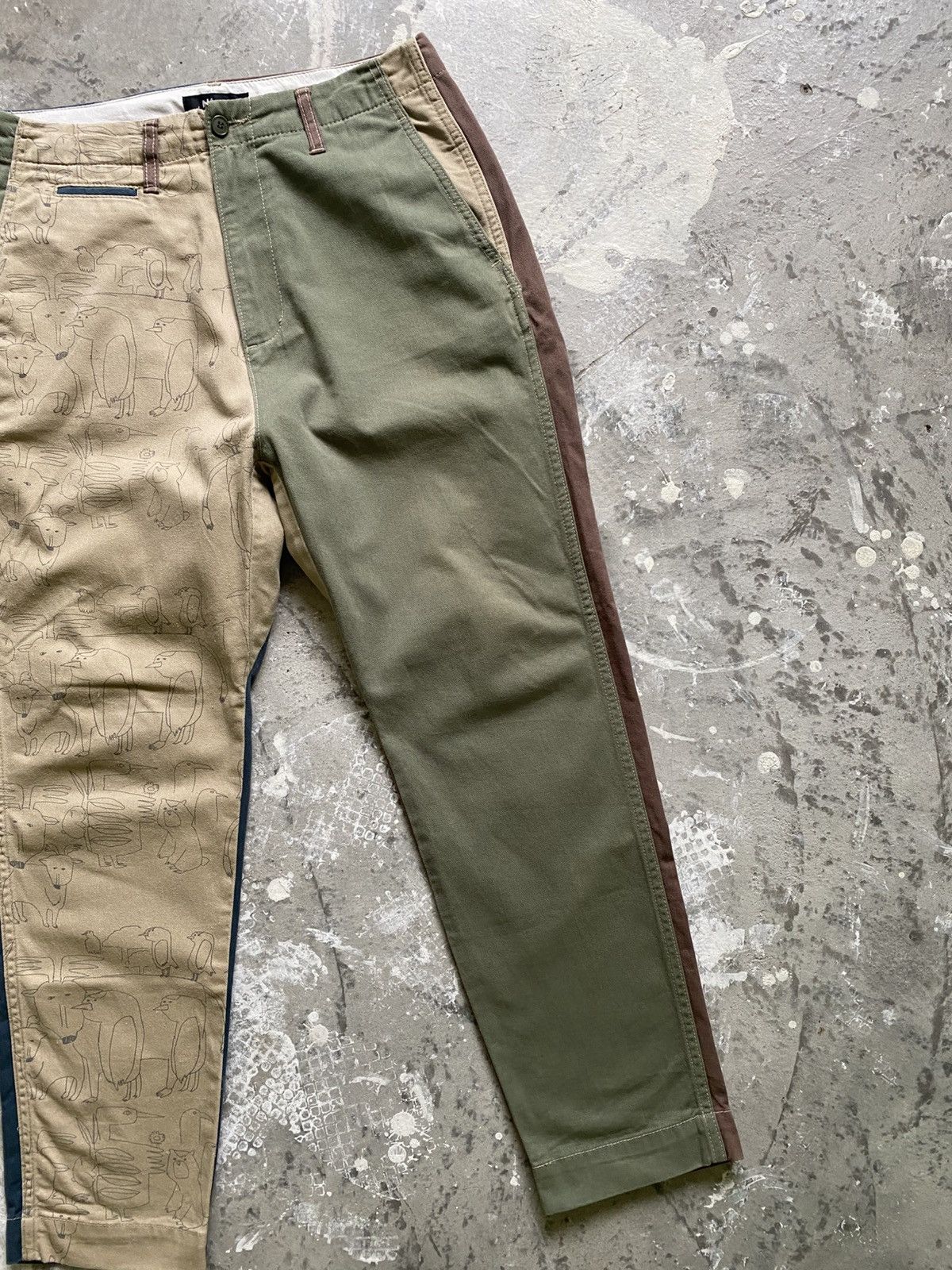 Issey Miyake × Ne-Net × Vintage Vintage Ne-Net By Issey Miyake 4 Tones Pants Size US 30 / EU 46 - 3 Thumbnail