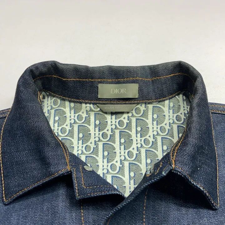 Dior Dior Dior Simple Print Denim Jacket 0079-2507 Size US L / EU 52-54 / 3 - 5 Thumbnail