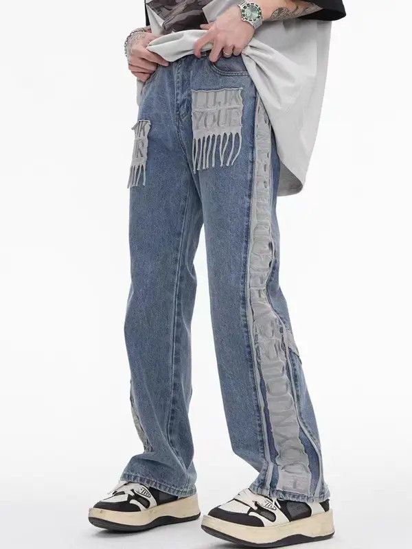 Japanese Brand Mikami x Kubo Vintage Street Hip Hop Straight Fit Jeans Size US 32 / EU 48 - 3 Thumbnail