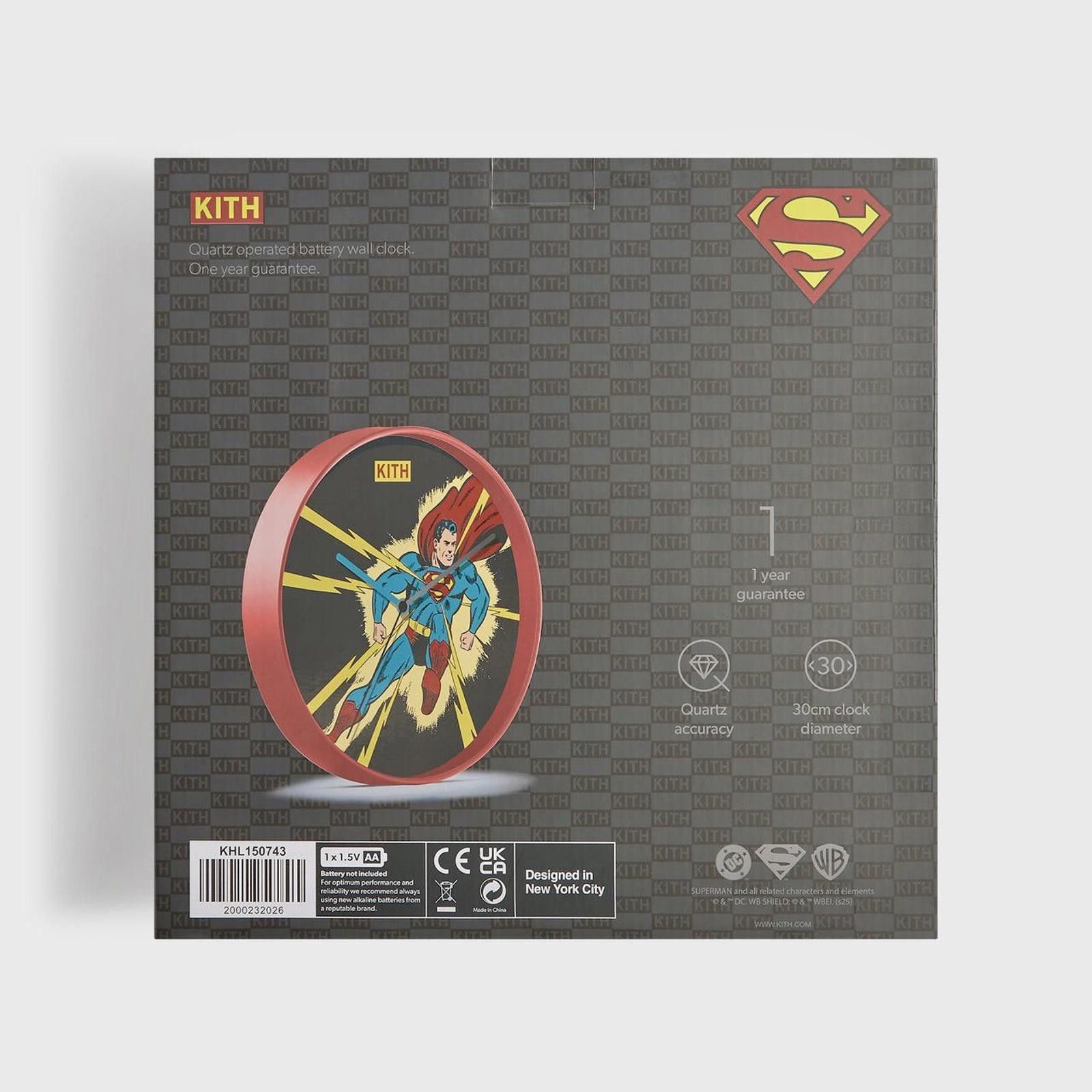 【新品】Kith x Superman Lightning Bolt Clock Kith Kith x Superman Lightning Bolt Clock | Grailed