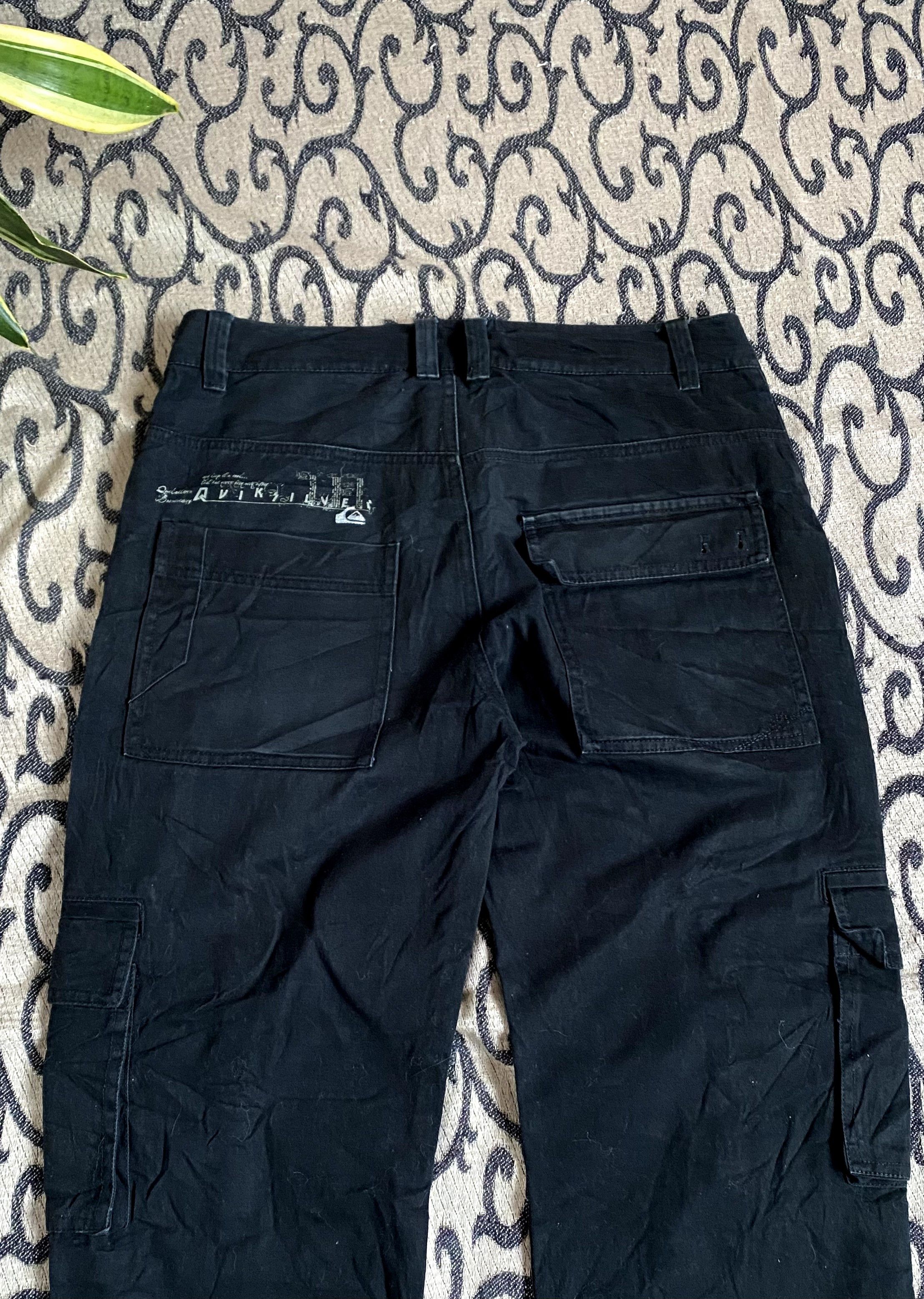 Billabong × Quiksilver Vintage Quiksilver Cargo Pants Streetwear Size US 31 - 10 Thumbnail