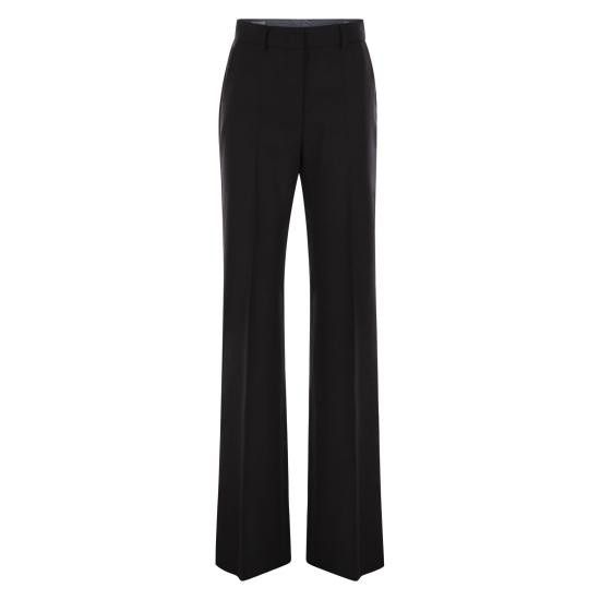 Sportmax SPORTMAX Women Straight Pants 2512131051600 BLACK Size 27" / US 4 / IT 40 - 1 Thumbnail