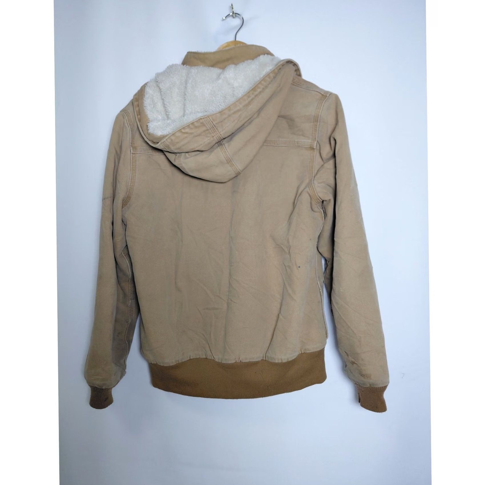 Carhartt Carhartt Hooded Jacket Brown Knit Men M Regular Zip Hooded Utility Work Jacket Womens? Size US M / EU 48-50 / 2 - 2 Thumbnail