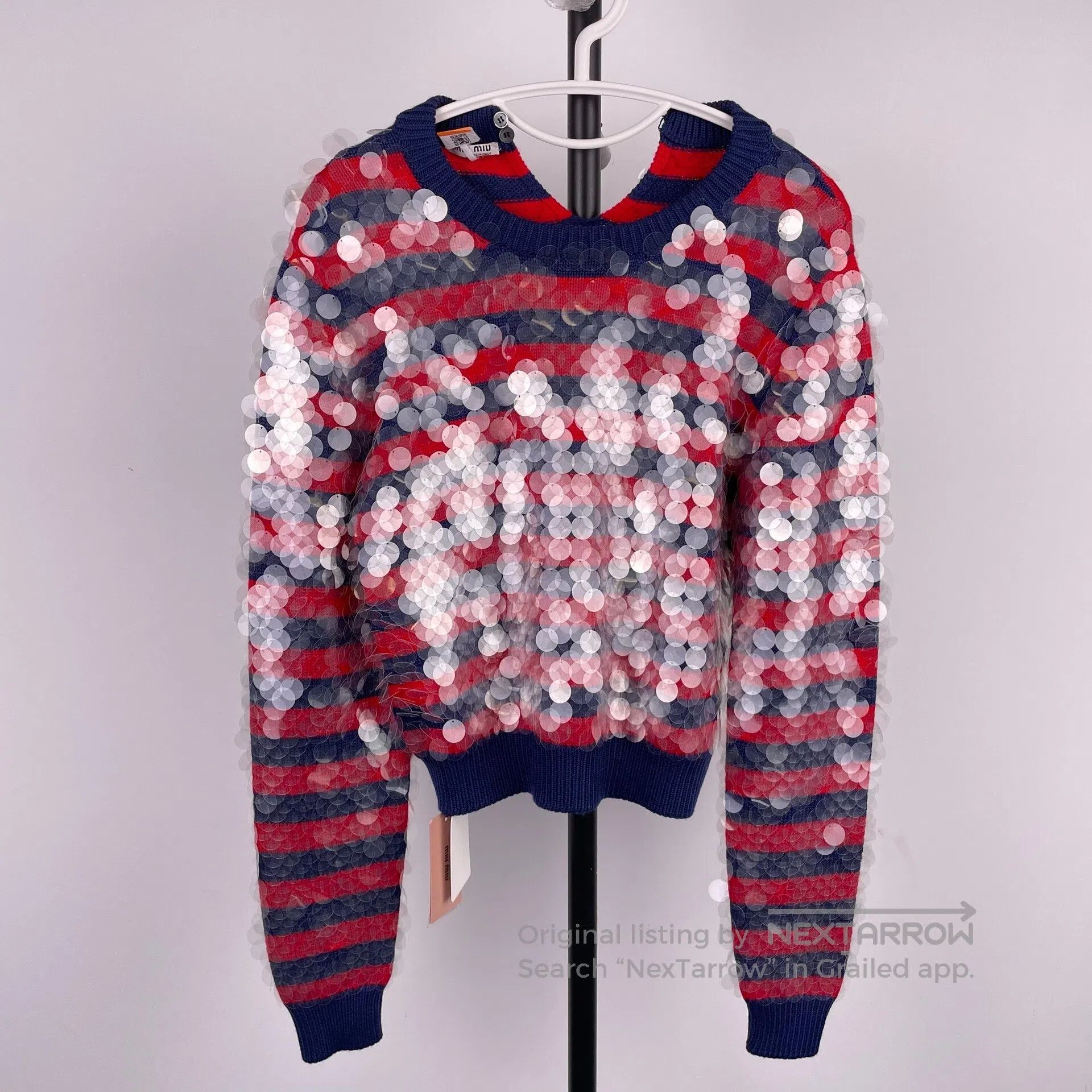 Miu Miu Miu Miu Red and blue mixed color full sequin heavy duty to Size XS / US 0-2 / IT 36-38 - 1 Thumbnail