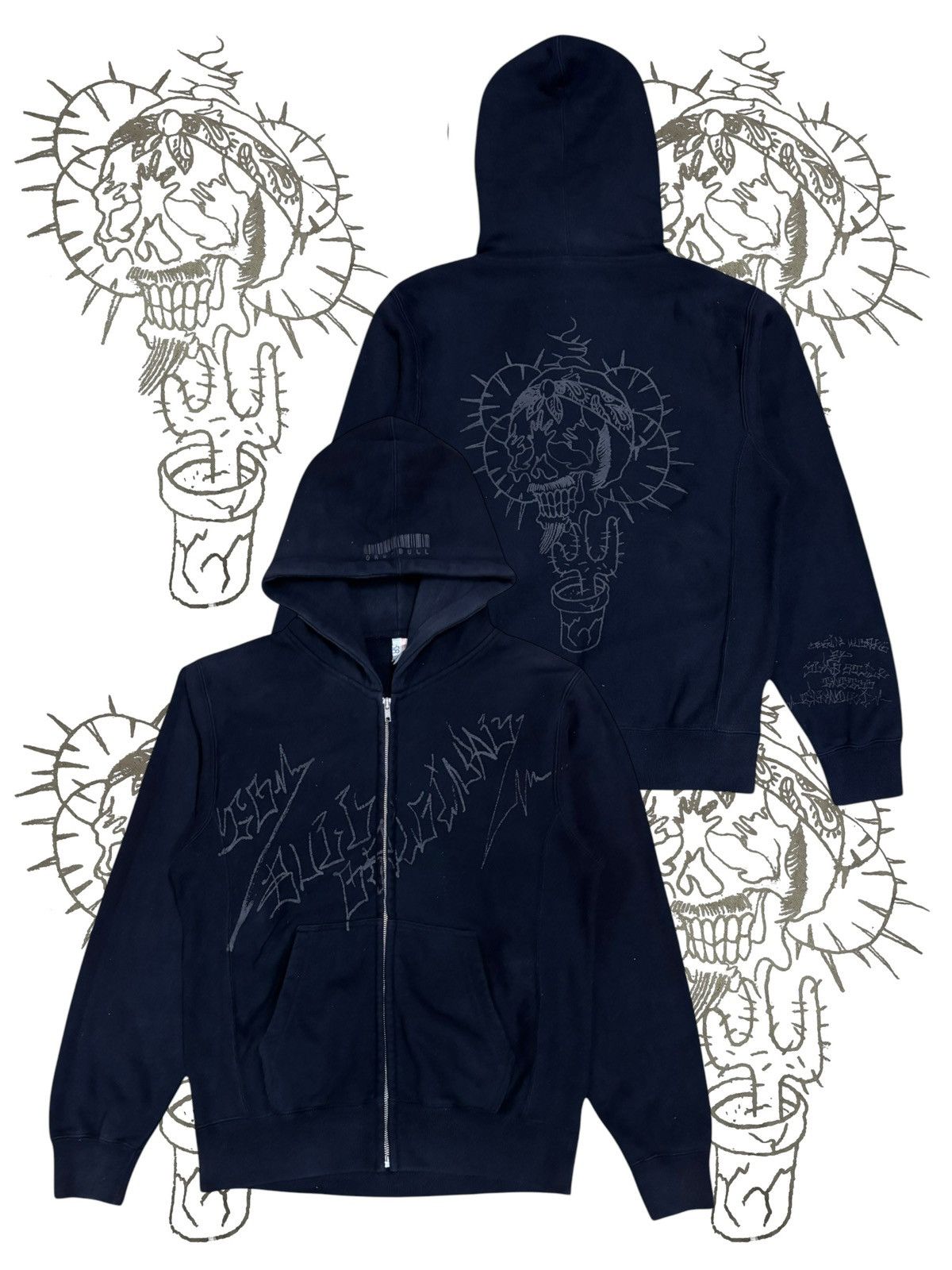 Japanese Brand × Seditionaries Vintage 5817 CAB Cactus Bondage Punk Hoodie Size US M / EU 48-50 / 2 - 1 Thumbnail