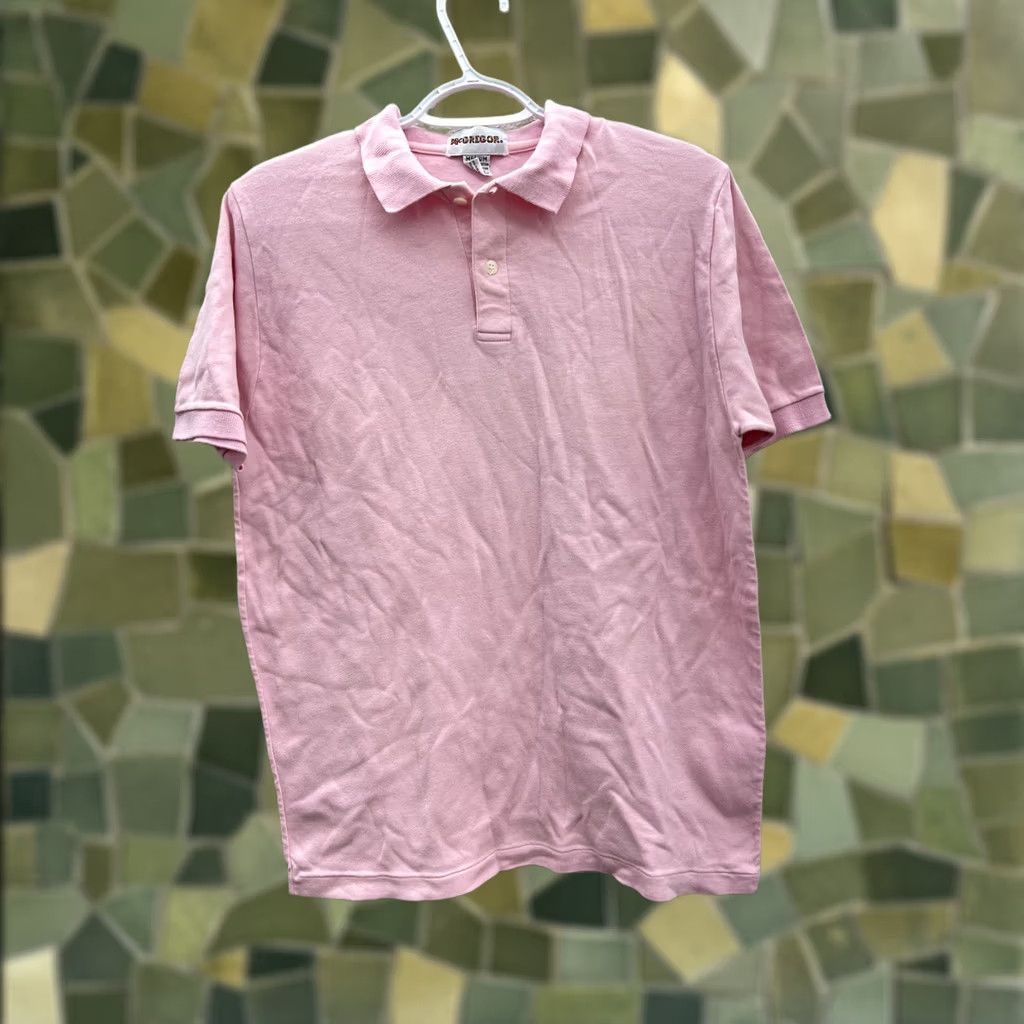 McGregor Womens McGregor Pink Shirt Size Medium Short Sleeve Polo Size M / US 6-8 / IT 42-44 - 1 Thumbnail