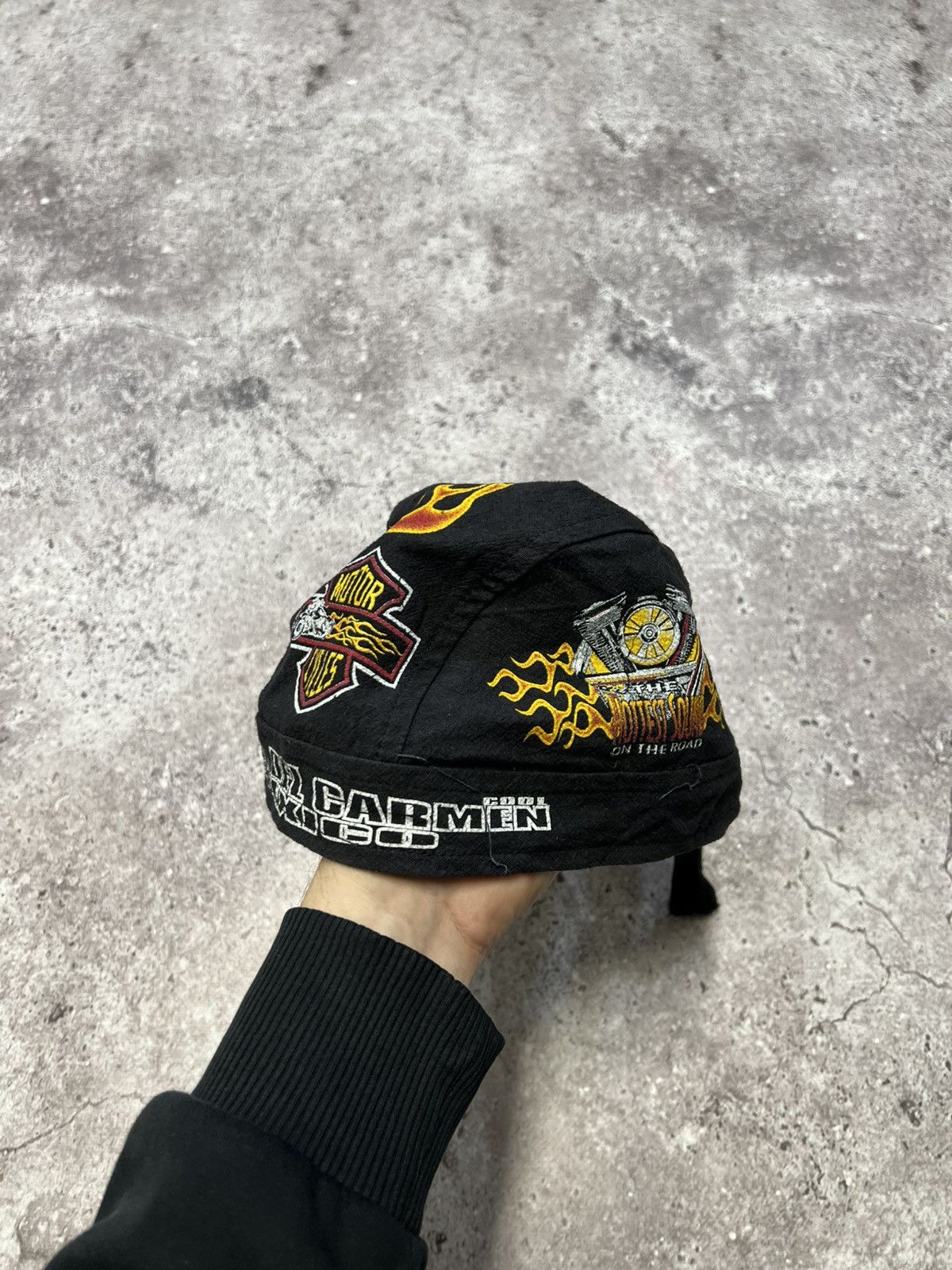 Harley Davidson Harley-Davidson Mexico X3 Biker Headwrap Bandana Cap Faded Size ONE SIZE - 9 Thumbnail