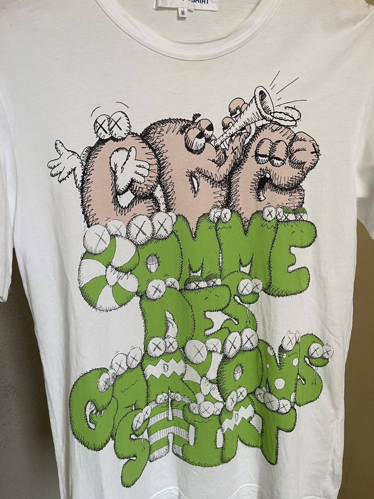 Comme des Garcons × Japanese Brand Comme Des Garcons x Kaws T Shirt Size US M / EU 48-50 / 2 - 2 Thumbnail