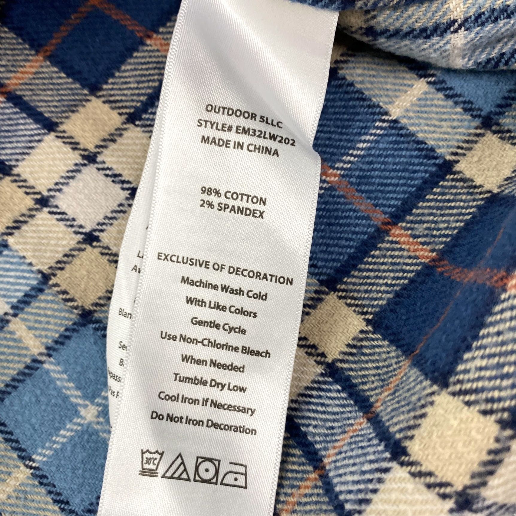 Eddie Bauer VINTAGE Eddie Bauer Shirt Mens Medium Blue Plaid Flannel Button-Down Casual Outdoor Size US M / EU 48-50 / 2 - 6 Thumbnail
