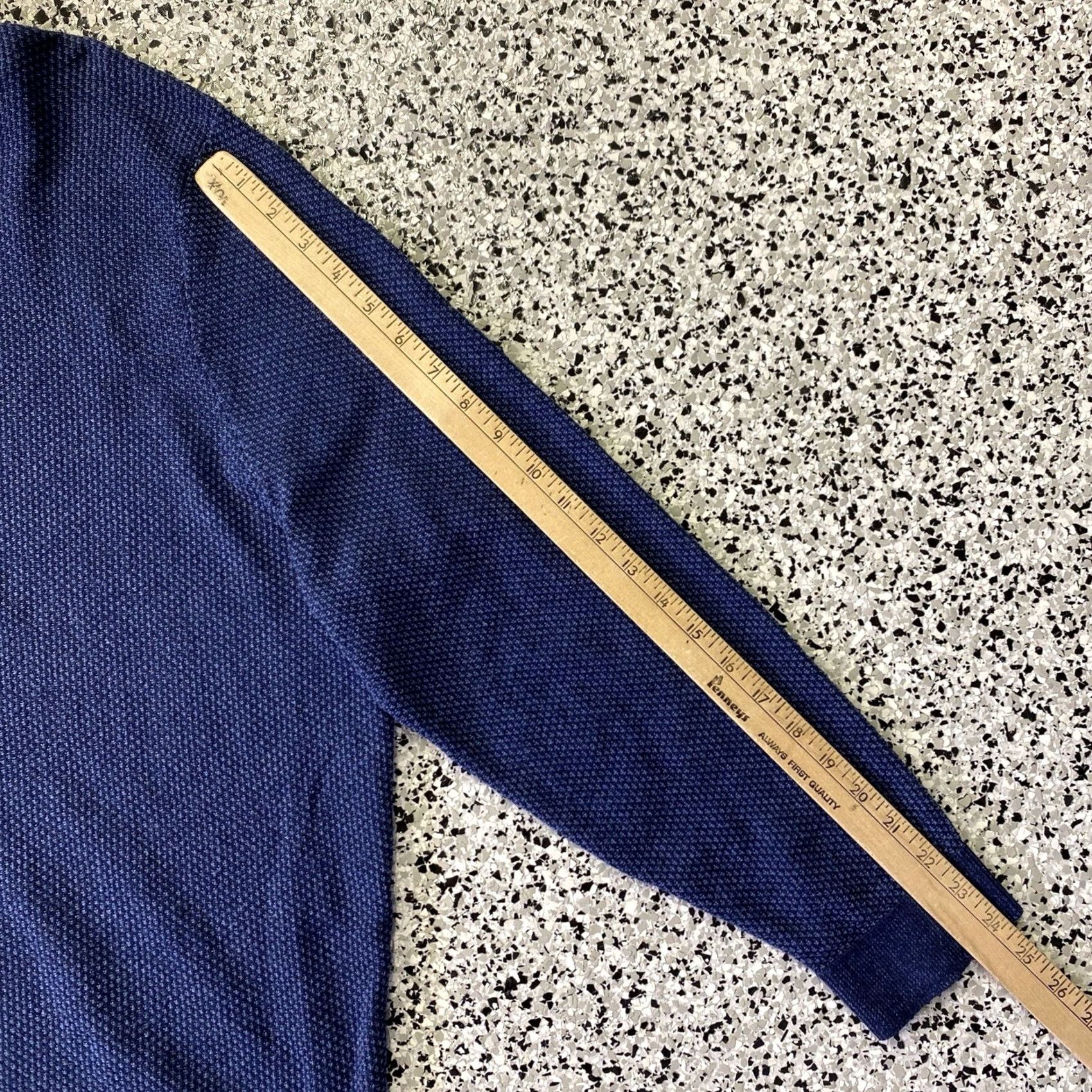 Tommy Bahama Tommy Bahama Island Zone 1/4 Zip Pullover Mens 2XL Cotton Blend Blue Size US XXL / EU 58 / 5 - 3 Thumbnail