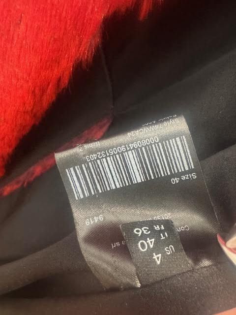 Calvin Klein 205W39NYC Calvin Klein 205W39NYC Faux Fur Red coat Size M / US 6-8 / IT 42-44 - 13 Thumbnail