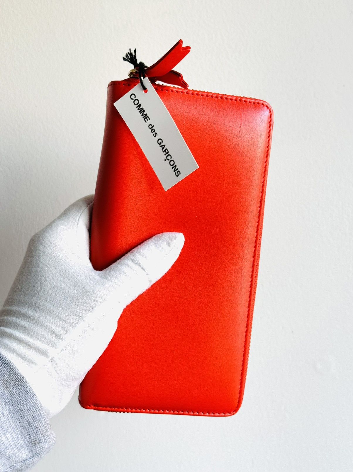 Comme des Garcons × Japanese Brand New lg Comme des Garcons dbl zip continental wallet blue CDG Size ONE SIZE - 1 Thumbnail