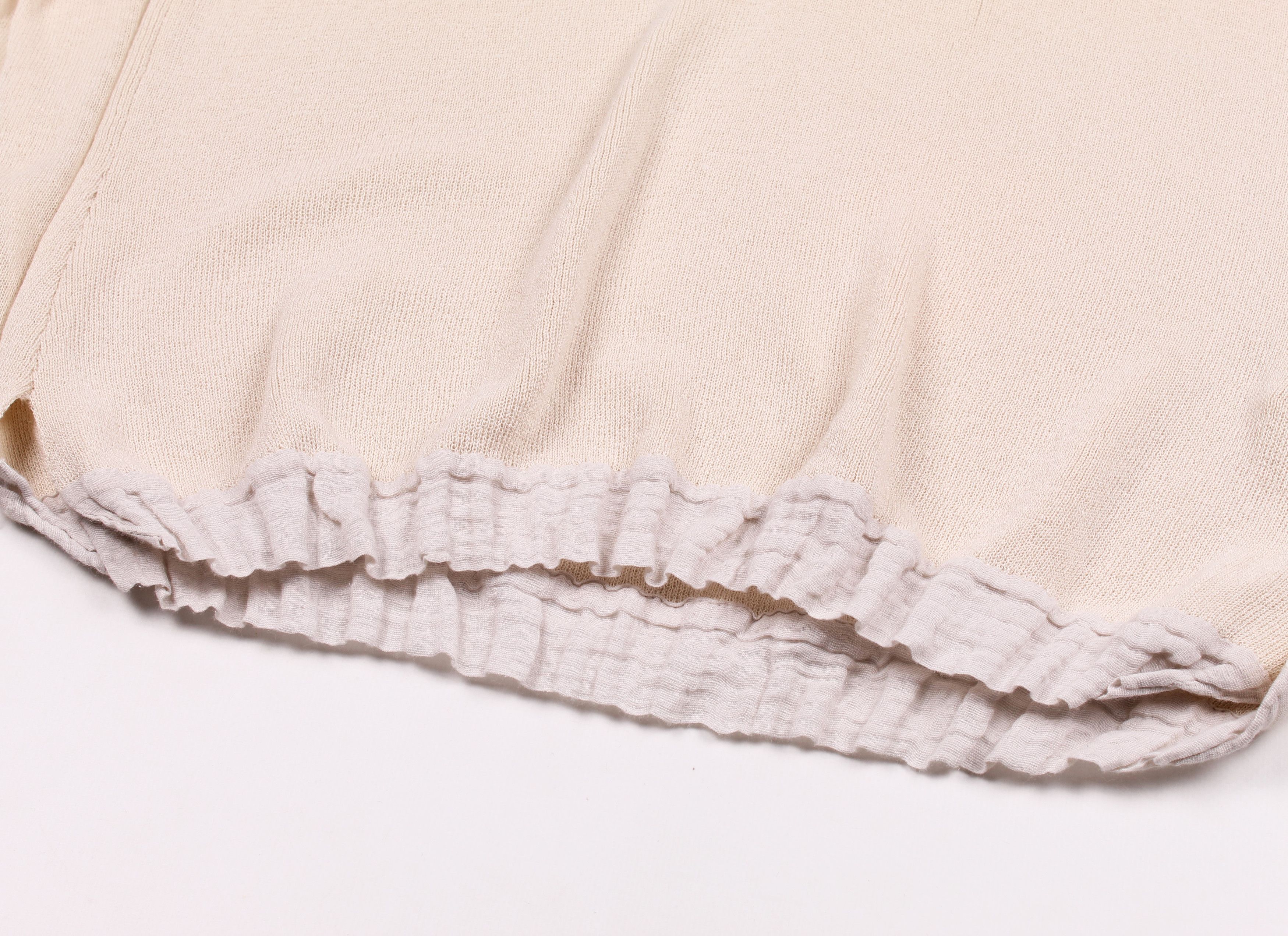 Annette Gortz Annette Gortz Cream Knit Long Sleeve Jumper Size L / US 10 / IT 46 - 7 Thumbnail