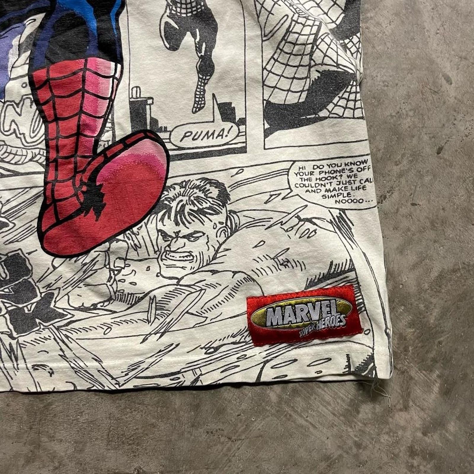 Marvel Comics Vintage 1990s Spider-Man Marvel Graphic Tee Men Large Size US L / EU 52-54 / 3 - 2 Thumbnail