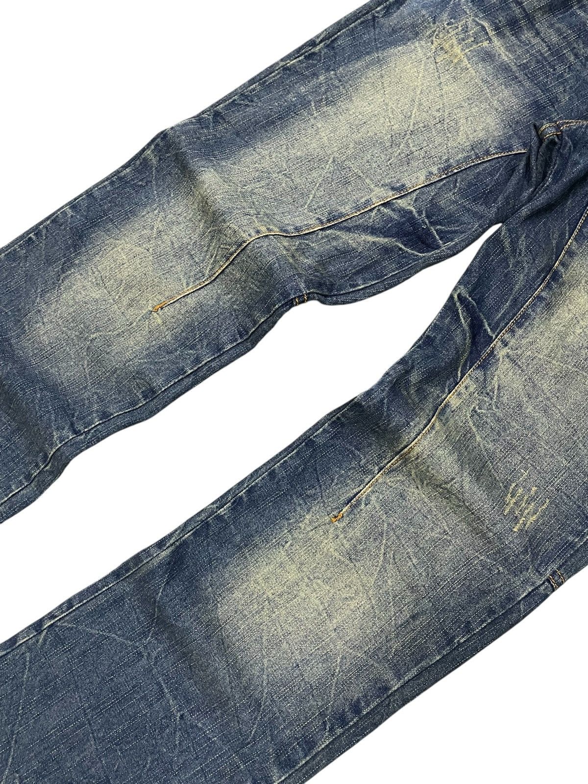 Hysteric Glamour × In The Attic × Japanese Brand In The Attic Japan Muddy Wash Honeycomb Embellished Jeans Size US 30 / EU 46 - 4 Thumbnail