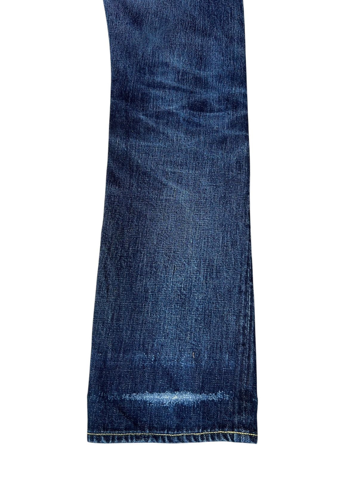 Full Count & Co. Vintage Full Count Japan Distressed Denim Selvedge Jeans Size US 30 / EU 46 - 17 Thumbnail