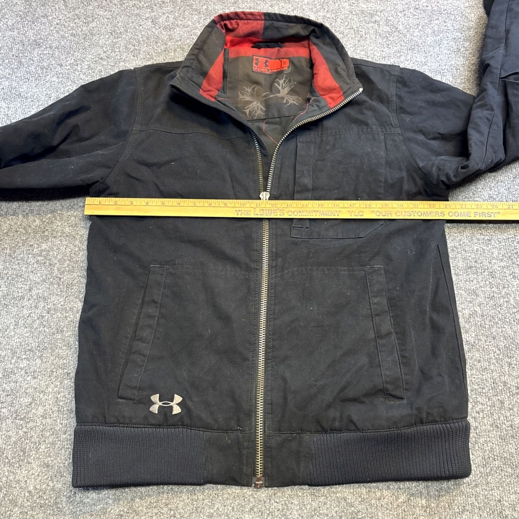 Under Armour Under Armour Zip Jacket Mens Medium Black Hunting Bomber Biker Quilted Insulated Size US M / EU 48-50 / 2 - 5 Thumbnail