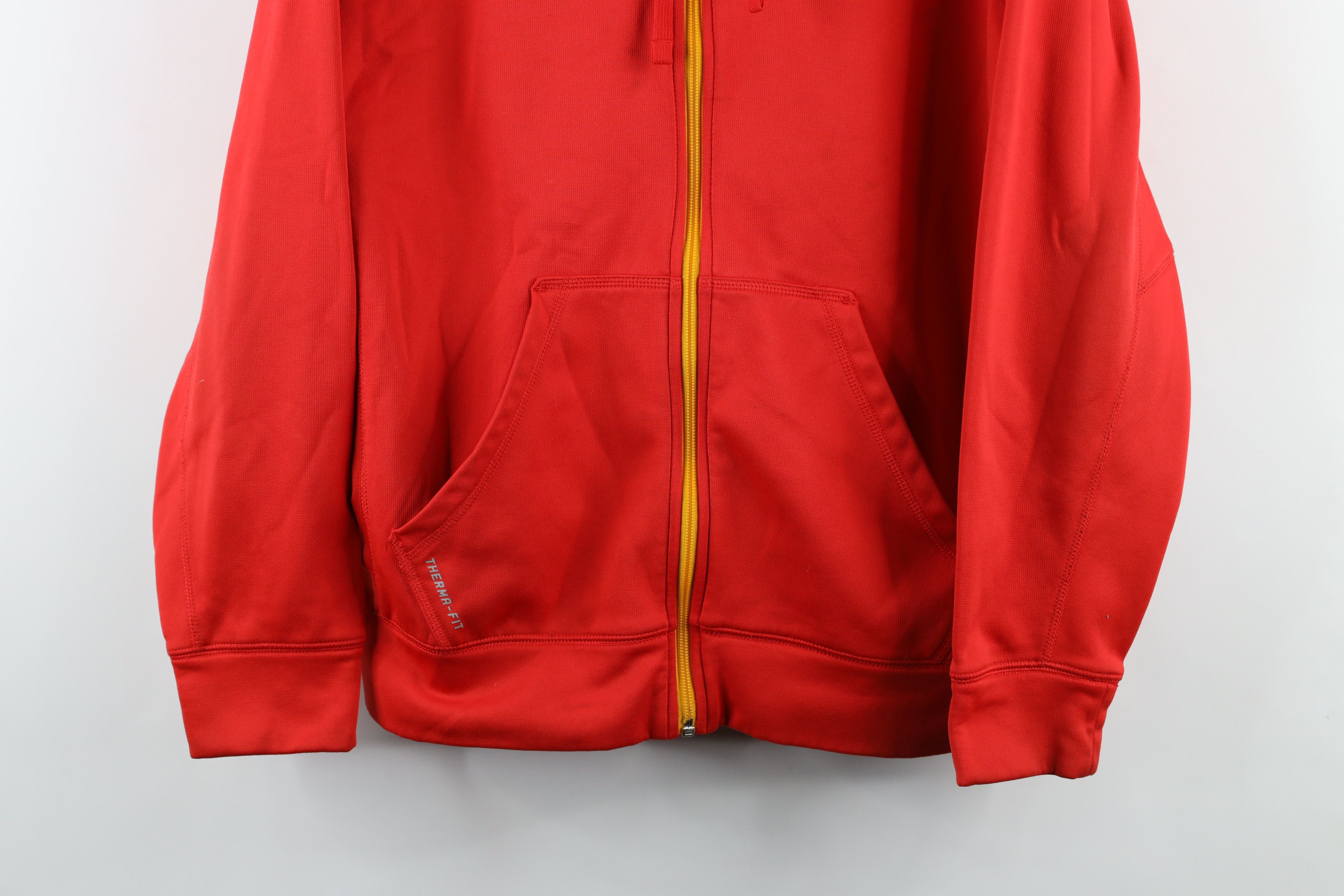 Nike Nike Therma Fit Distressed Full Zip Hoodie Sweatshirt Red Size US S / EU 44-46 / 1 - 3 Thumbnail