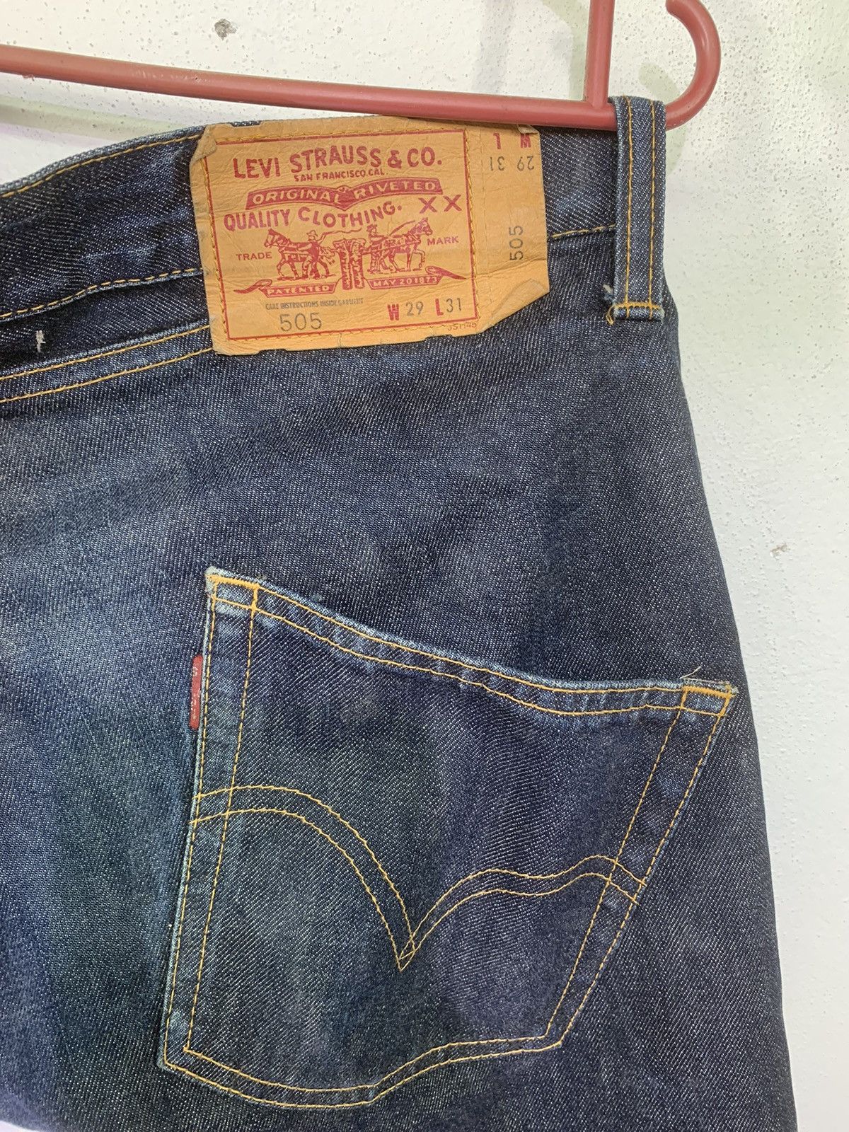 Comme des Garcons × Junya Watanabe × Levi's Junya Watanabe Comme Des Garcons Man X Levis 505 Size US 31 - 3 Thumbnail