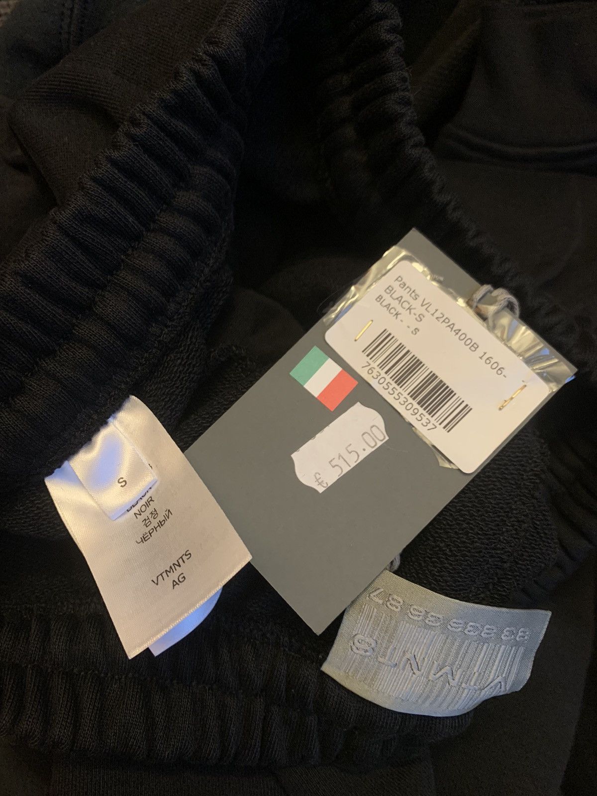 VTMNTS × Vetements VTMNTS Barcode Sweatpant Size US 30 / EU 46 - 6 Thumbnail