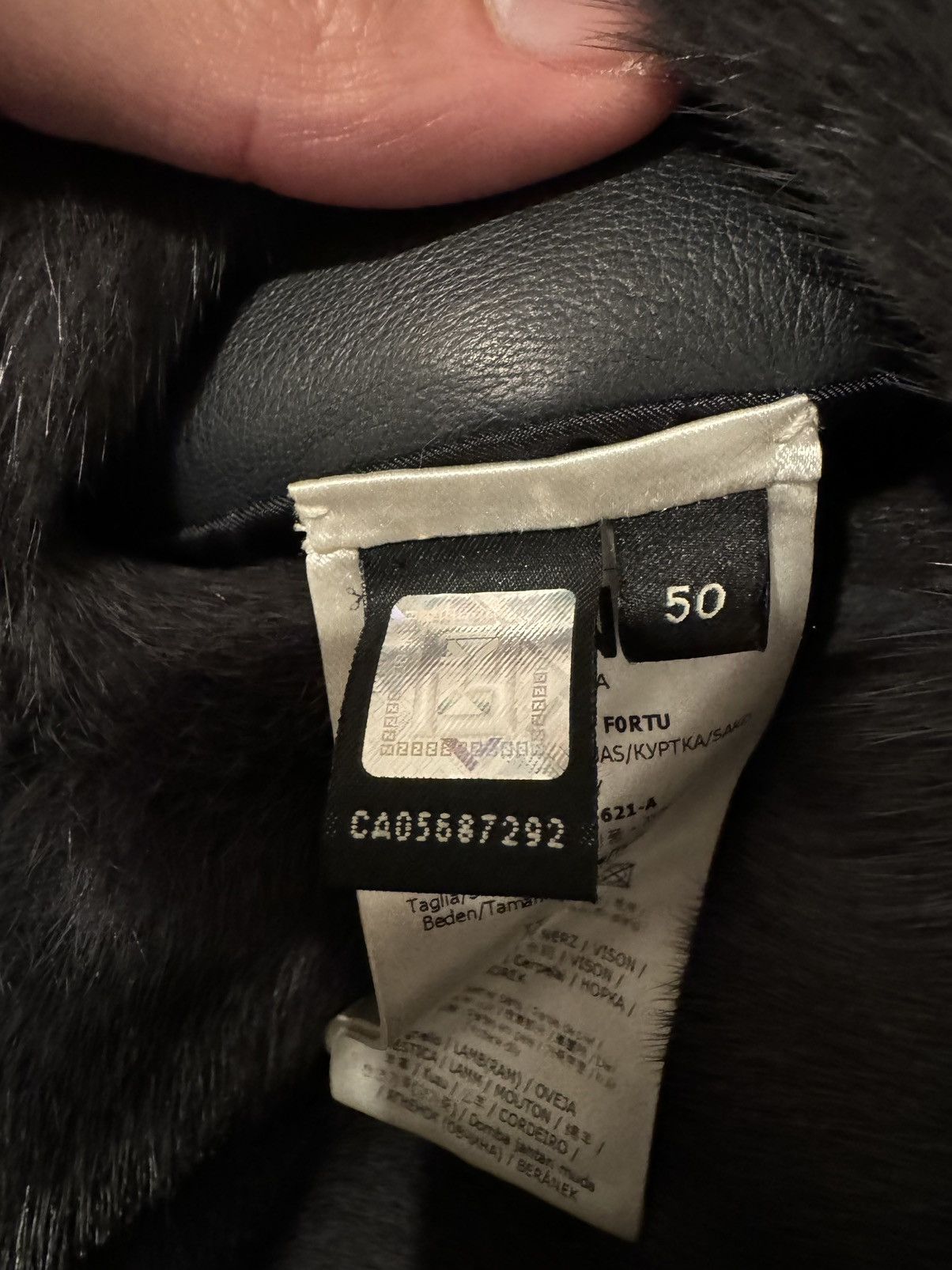 Fendi Mink Fur Logo Mania Jacket Size US M / EU 48-50 / 2 - 8 Thumbnail