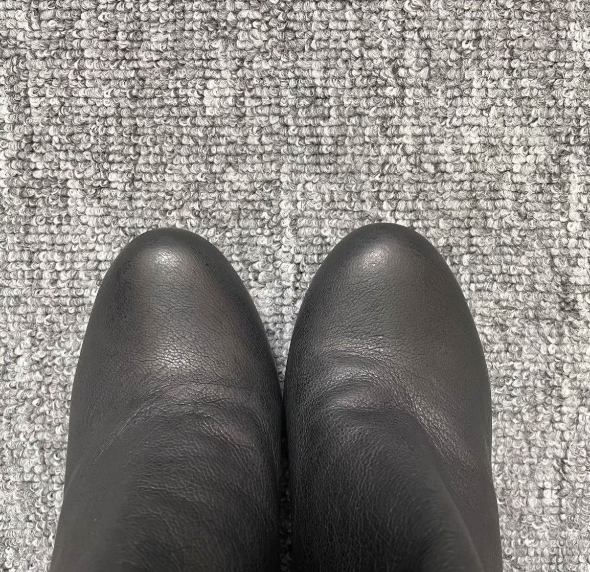 Prada Prada Black Round Toe Block Heel Ankle Boots K12 Size US 5.5 / IT 35.5 - 3 Thumbnail