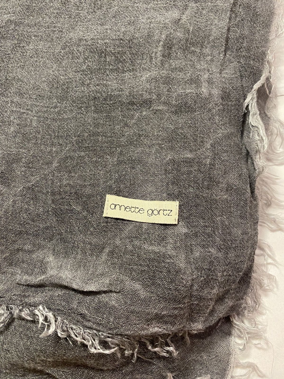Annette Gortz × Designer Rare Annette Gortz designer linen scarf Size ONE SIZE - 3 Thumbnail