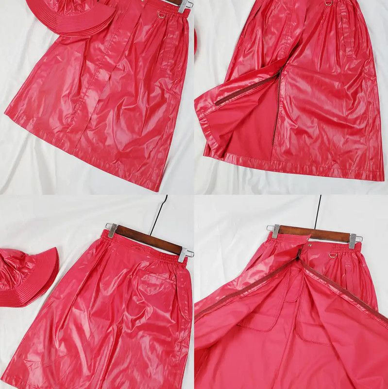 Dior Dior Red A-Line Skirt for Summer 0089 Size 24" / US 00 / IT 34 - 1 Thumbnail