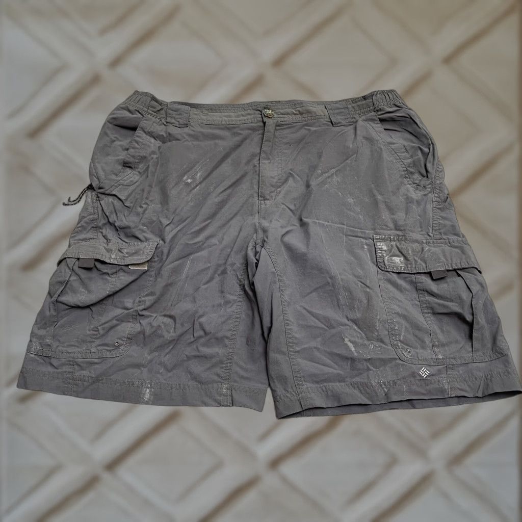 Vintage Columbia Womens Cargo Shorts Omni Wick Large 10L Dark Gray Nylon Outdoor Casual Size 36" / US 14 / IT 50 - 1 Thumbnail