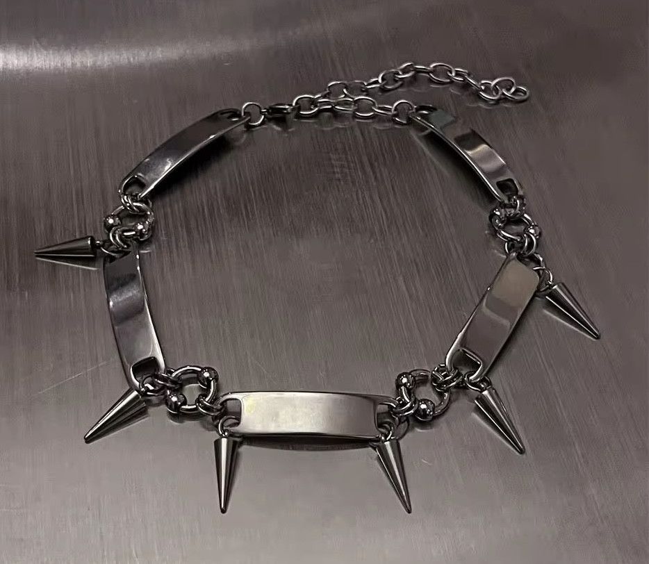 Jewelry × Vintage Metal Collar Rivet Necklace Size ONE SIZE - 3 Thumbnail